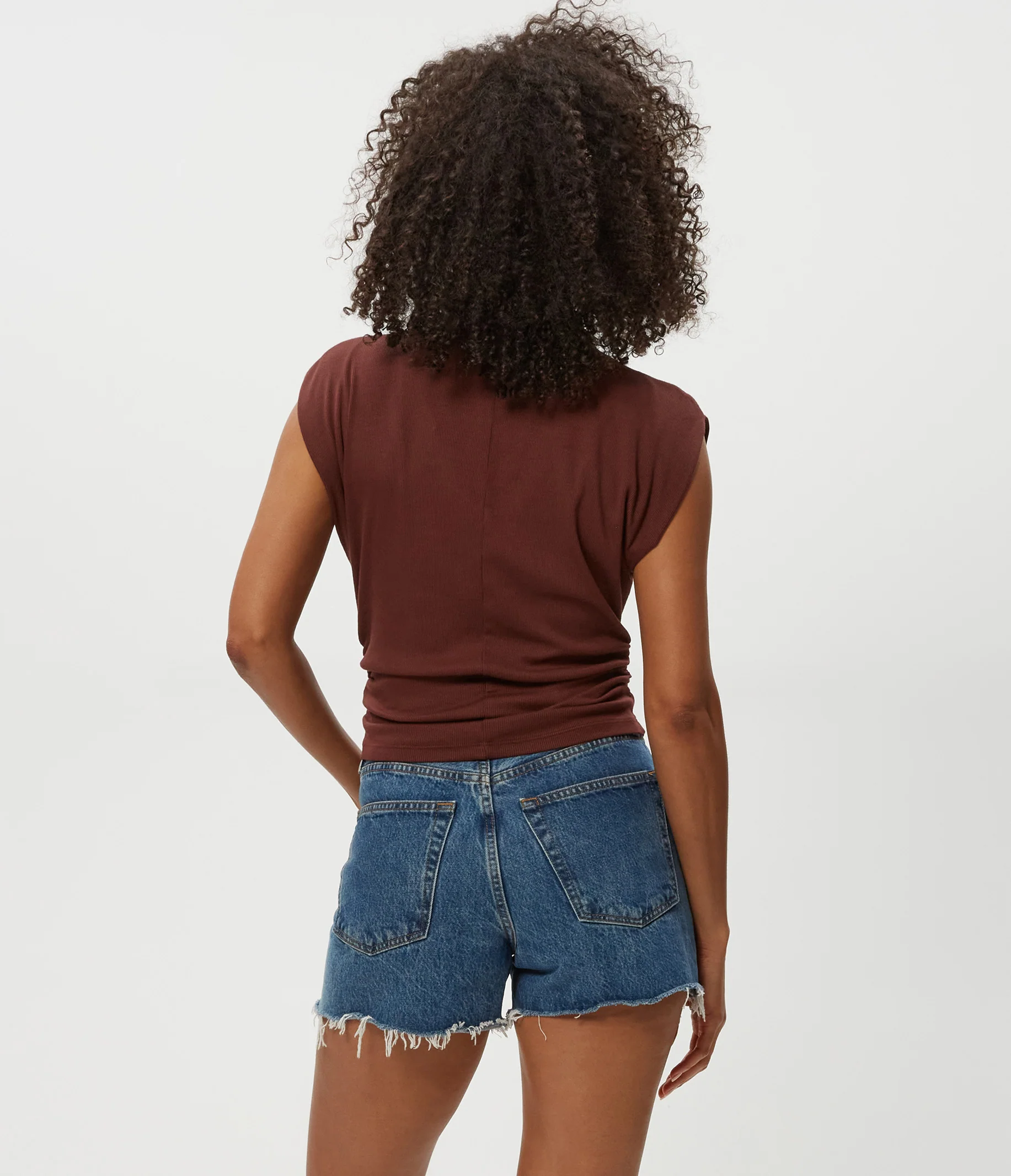 Amara Power Shoulder Tee - Image 12