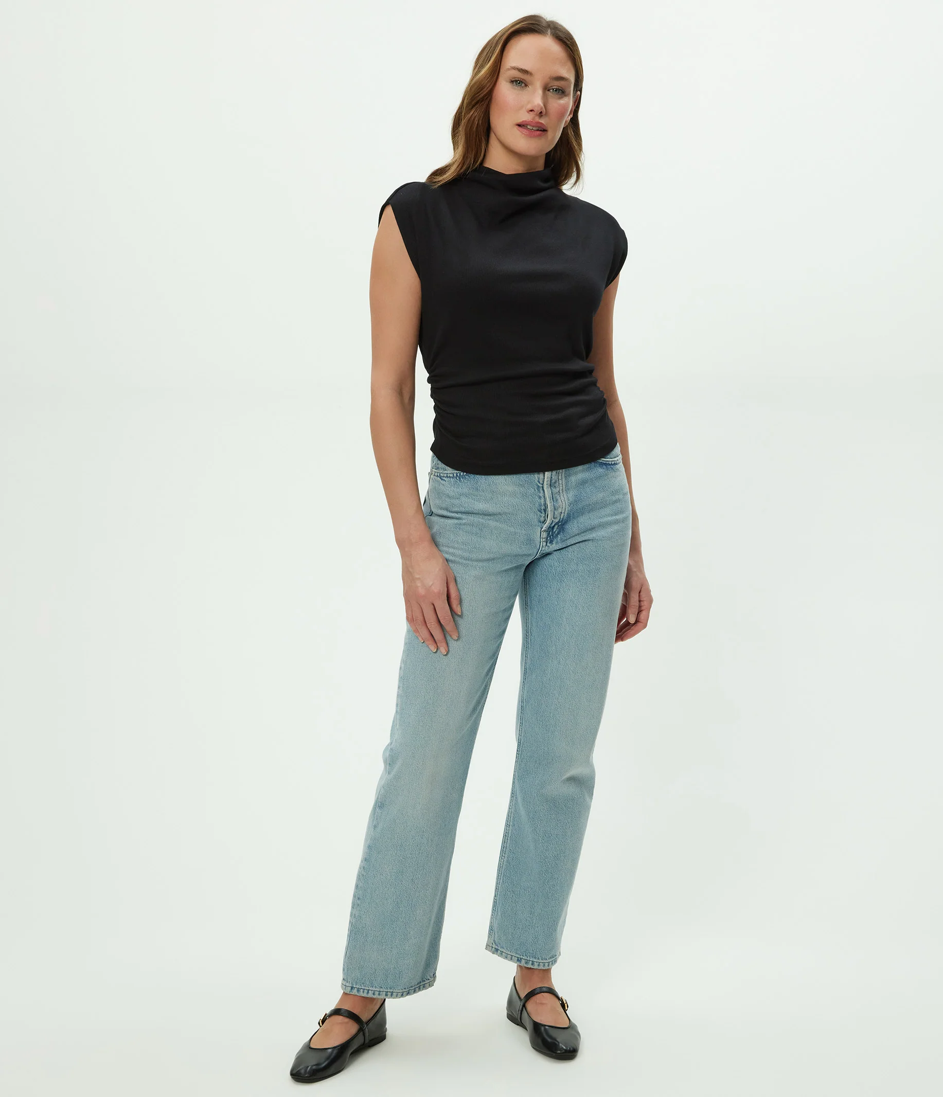 Amara Power Shoulder Tee - Image 2