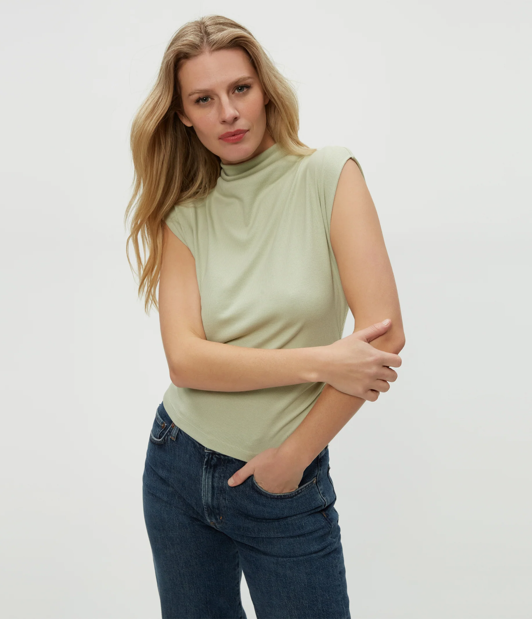 Amara Power Shoulder Tee - Image 23