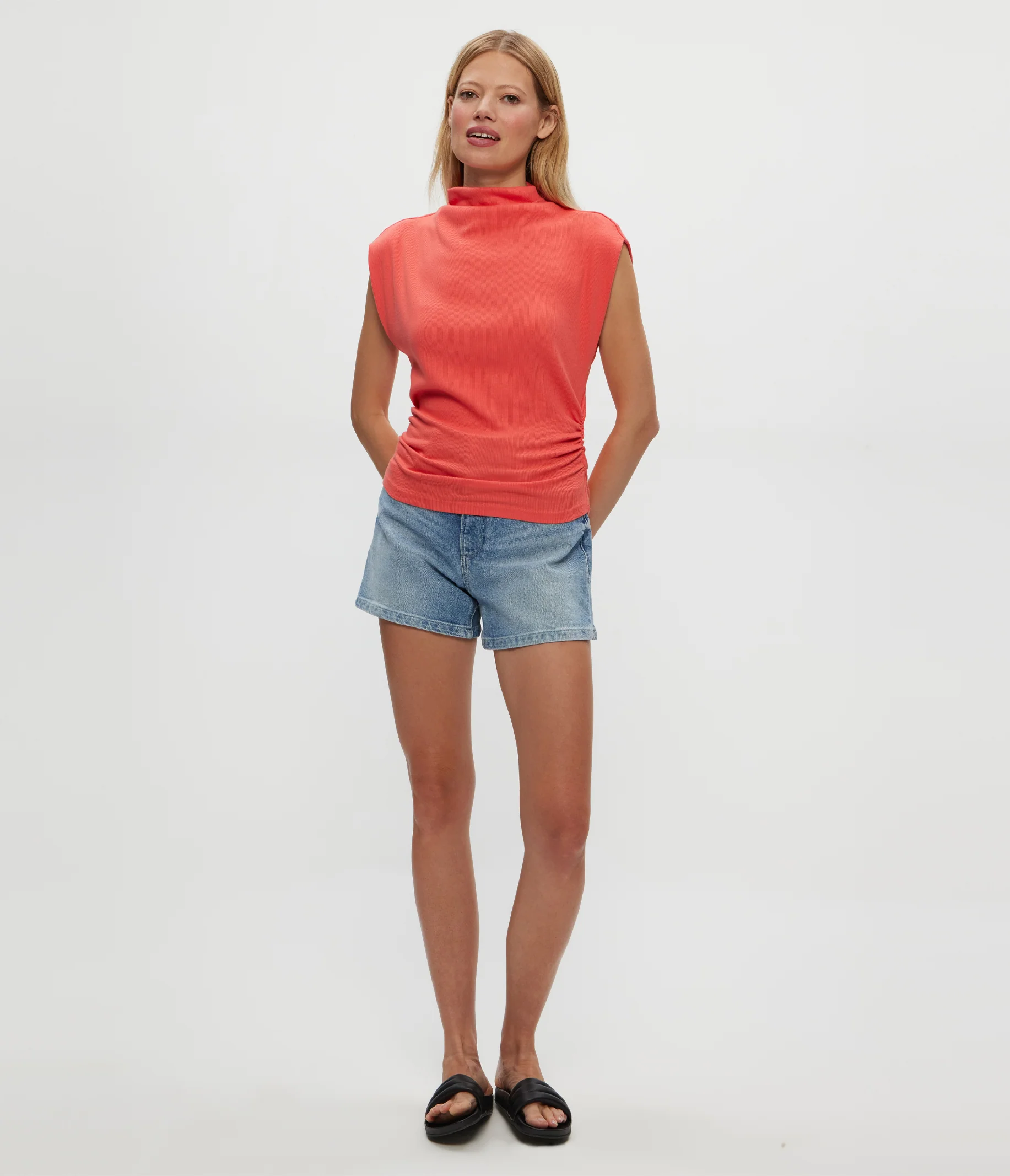 Amara Power Shoulder Tee - Image 26