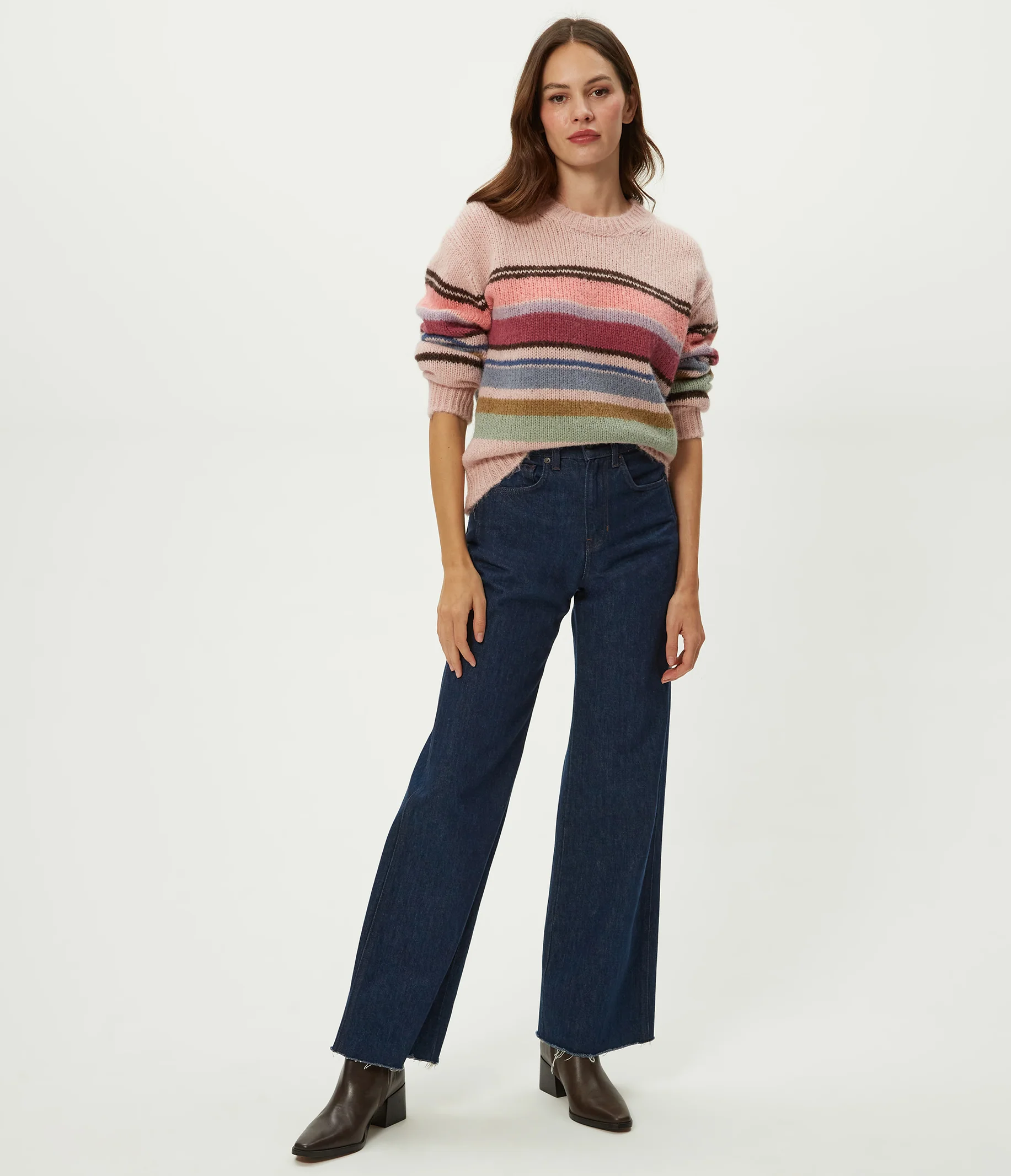 Aura Striped Crew Pullover - Image 3