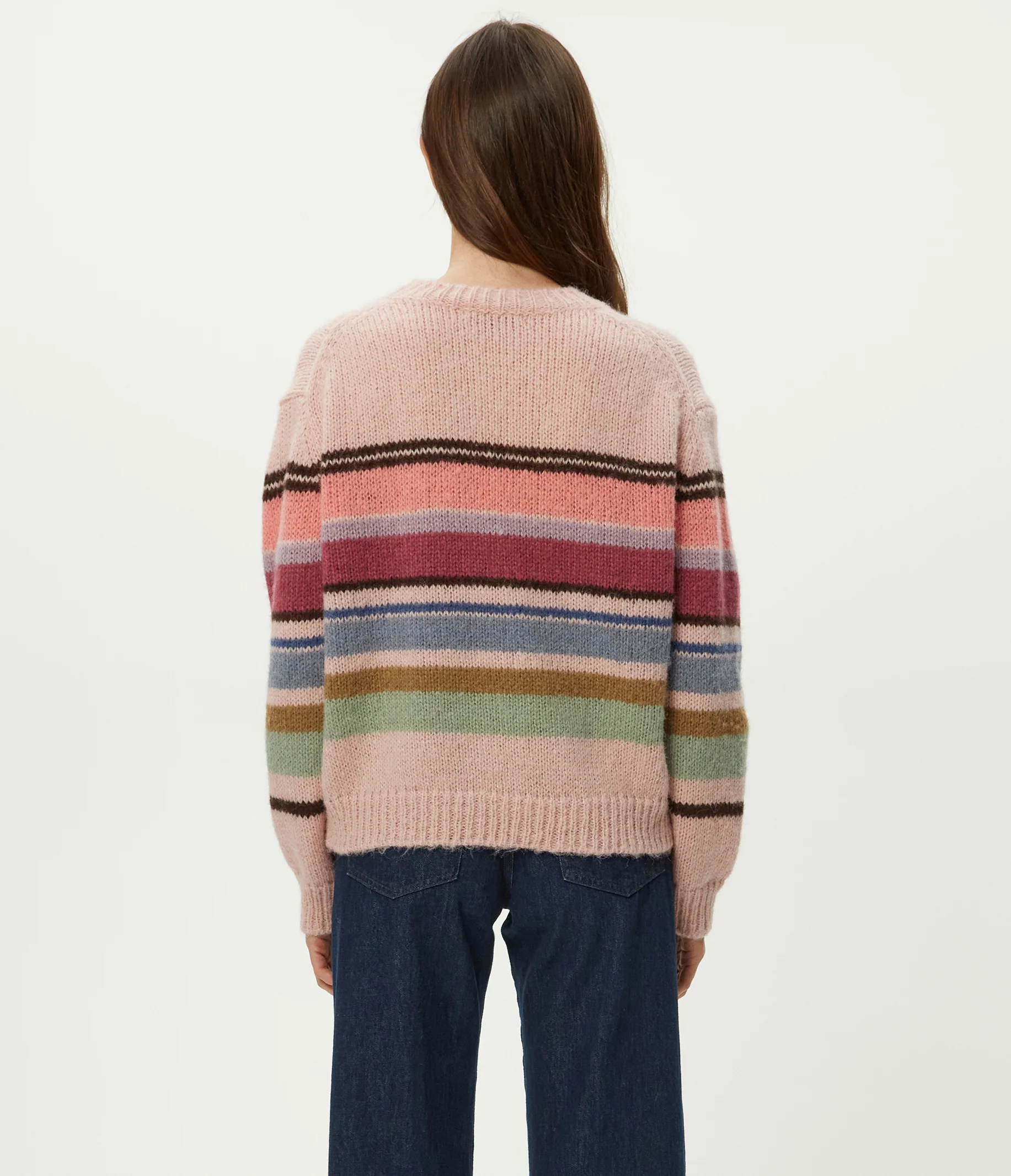 Aura Striped Crew Pullover - Image 4