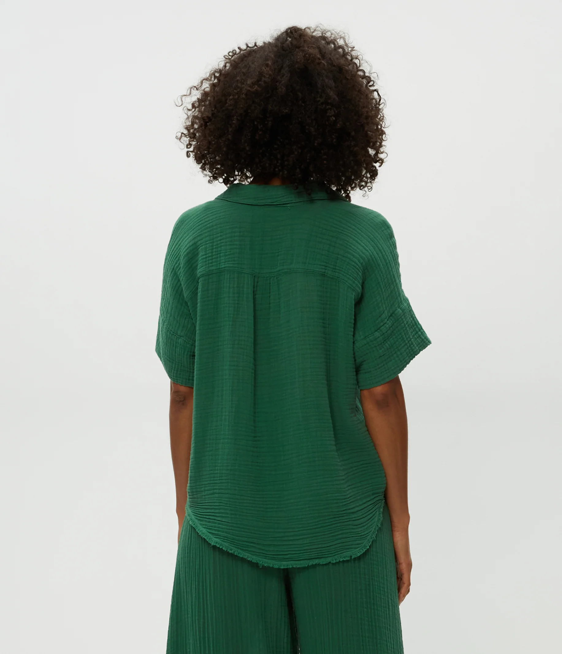 Bailey Gauze Button Down Shirt - Image 19