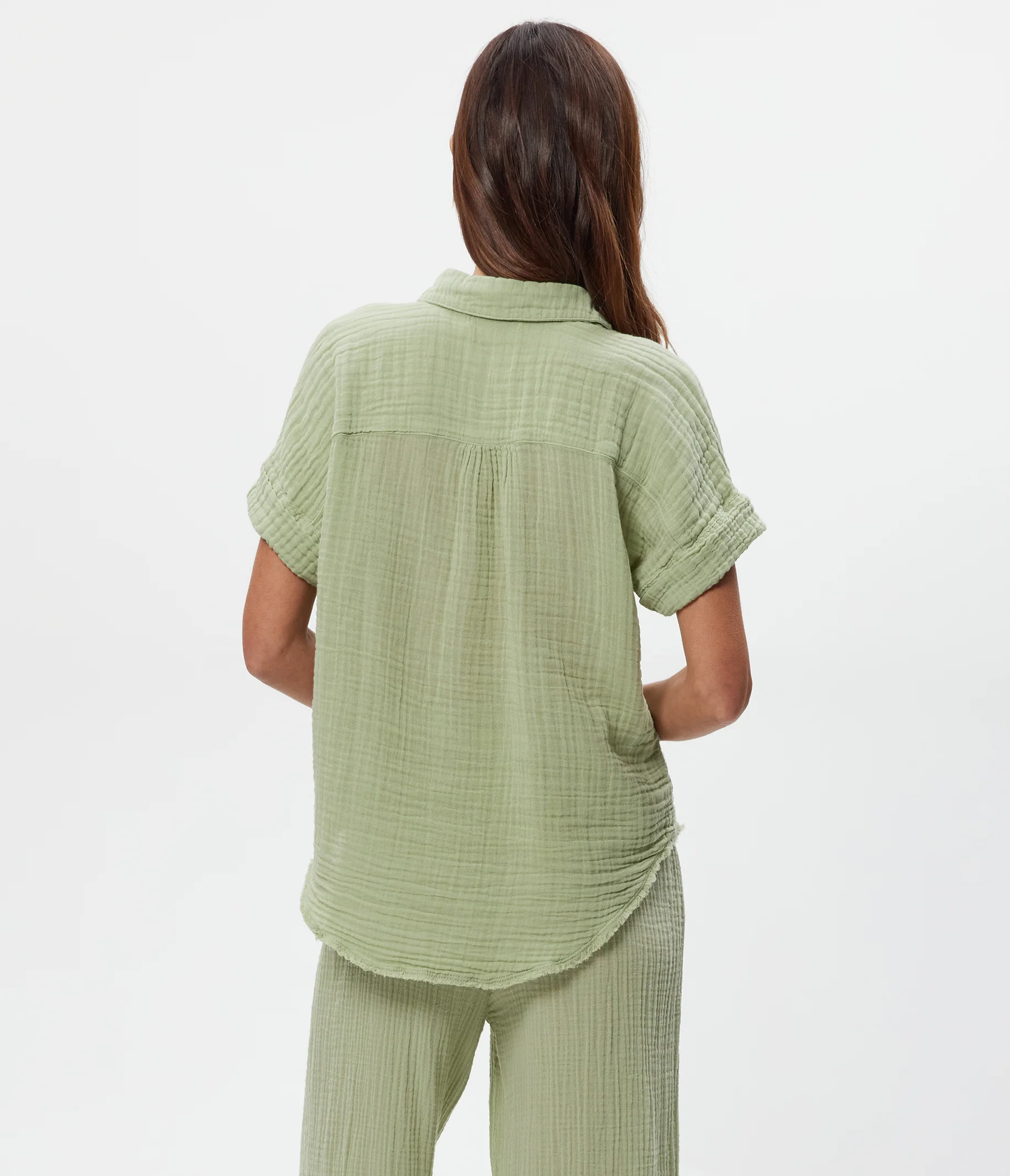 Bailey Gauze Button Down Shirt - Image 23