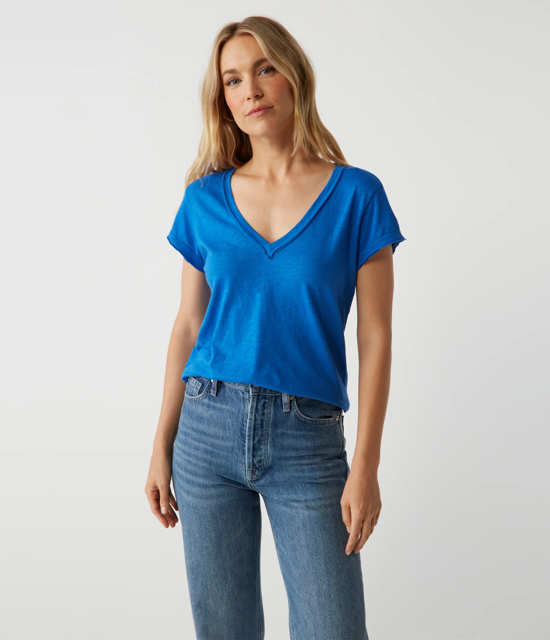 Baxter V-Neck Tee - Image 59