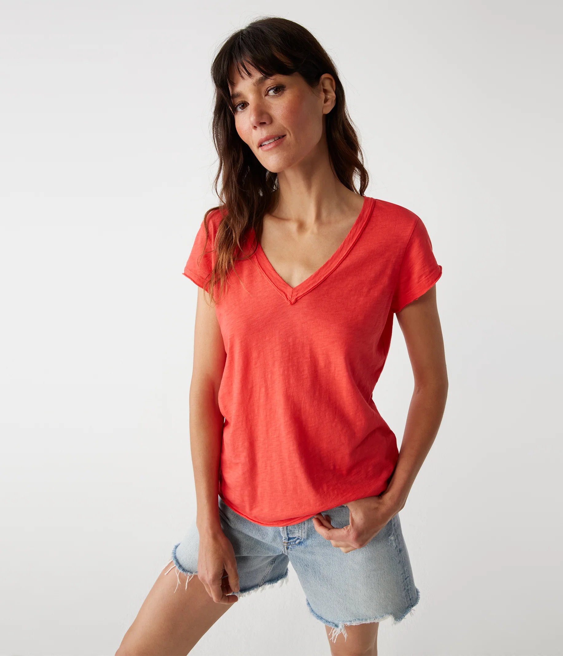 Baxter V-Neck Tee - Image 63