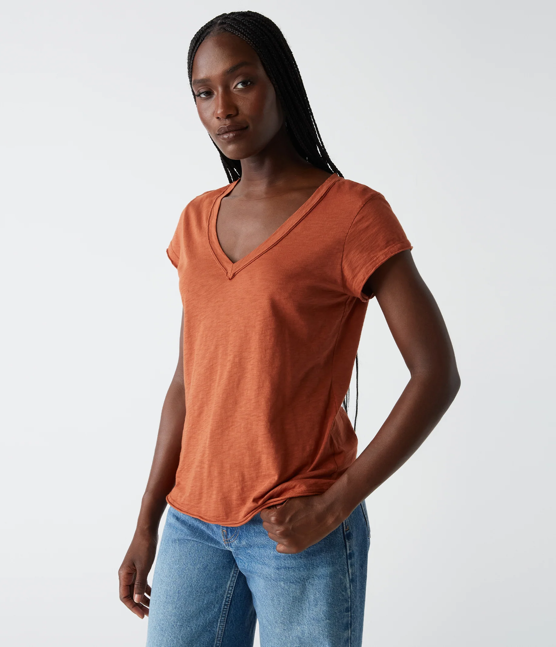 Baxter V-Neck Tee - Image 71