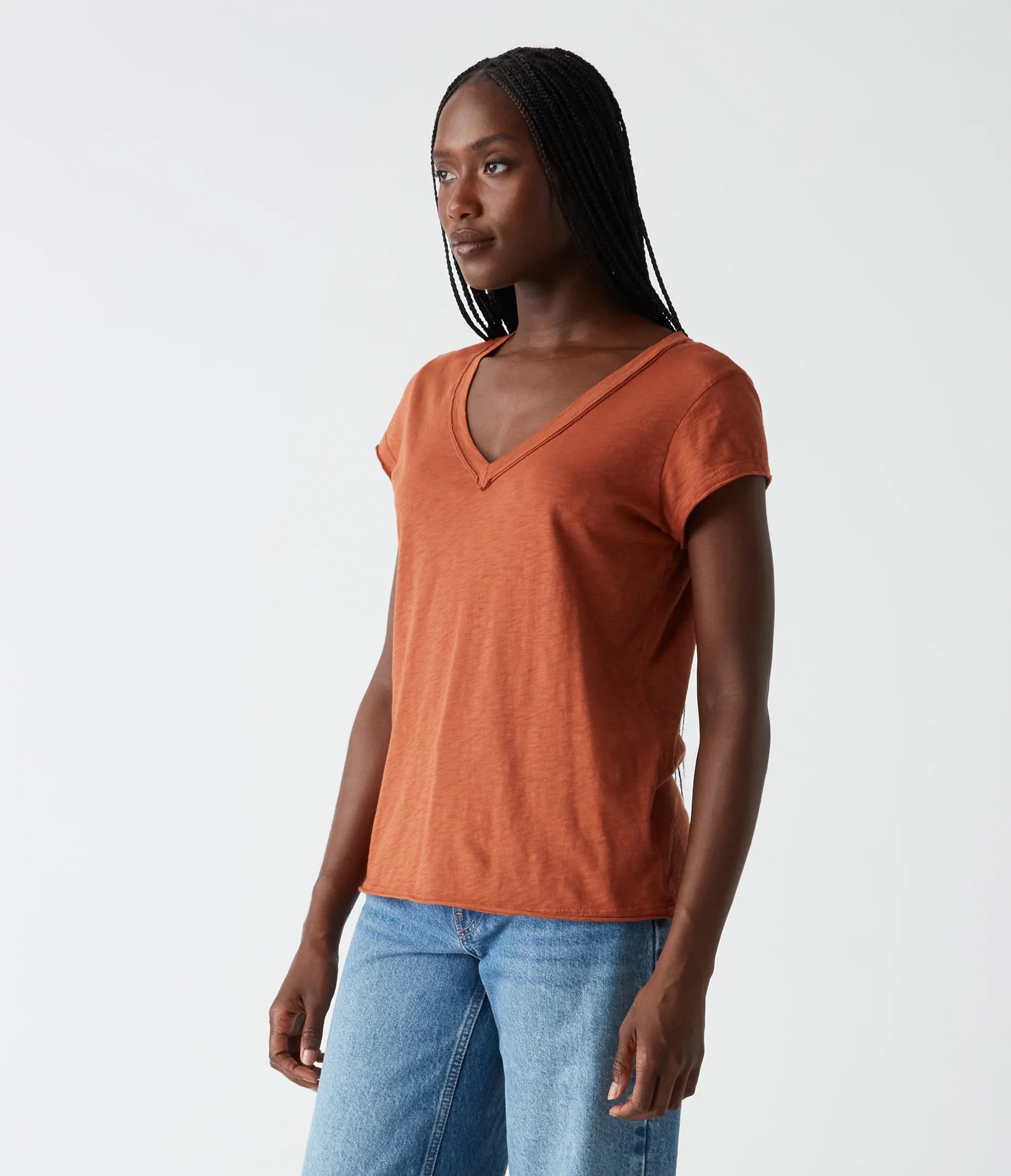 Baxter V-Neck Tee - Image 73