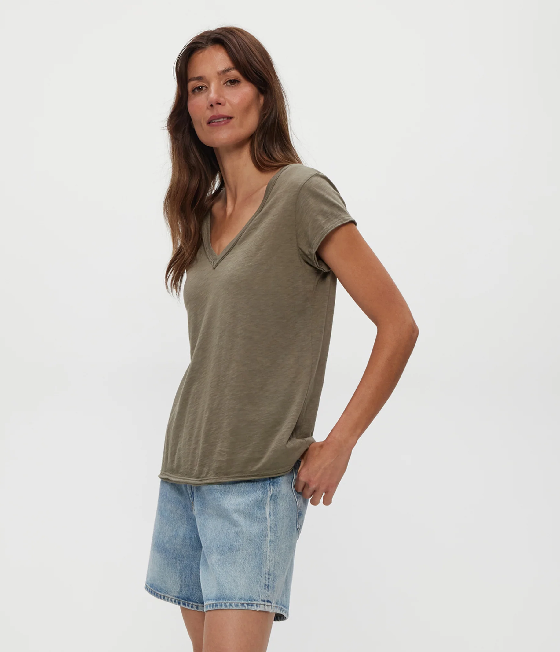 Baxter V-Neck Tee - Image 80