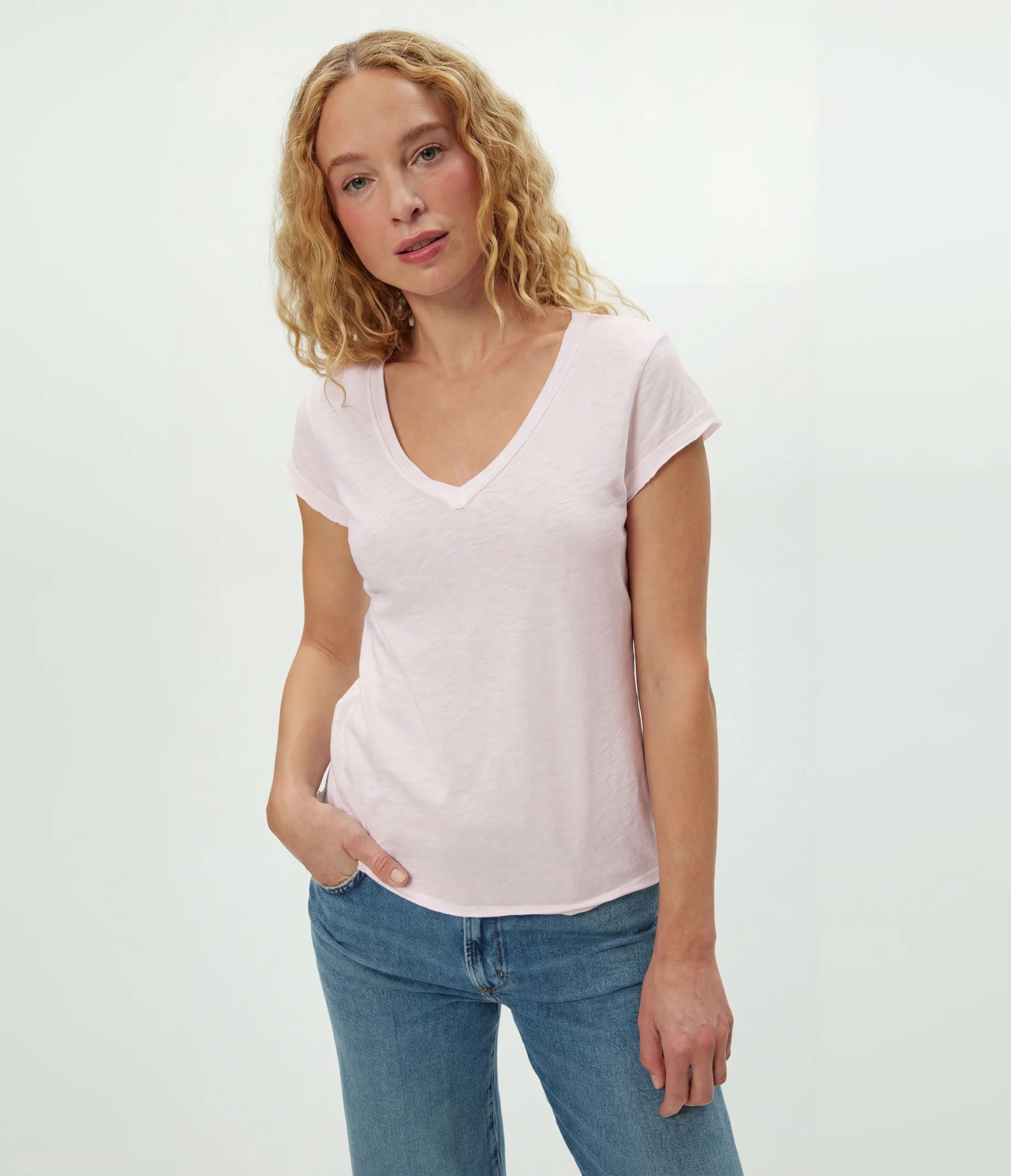 Baxter V-Neck Tee - Image 83