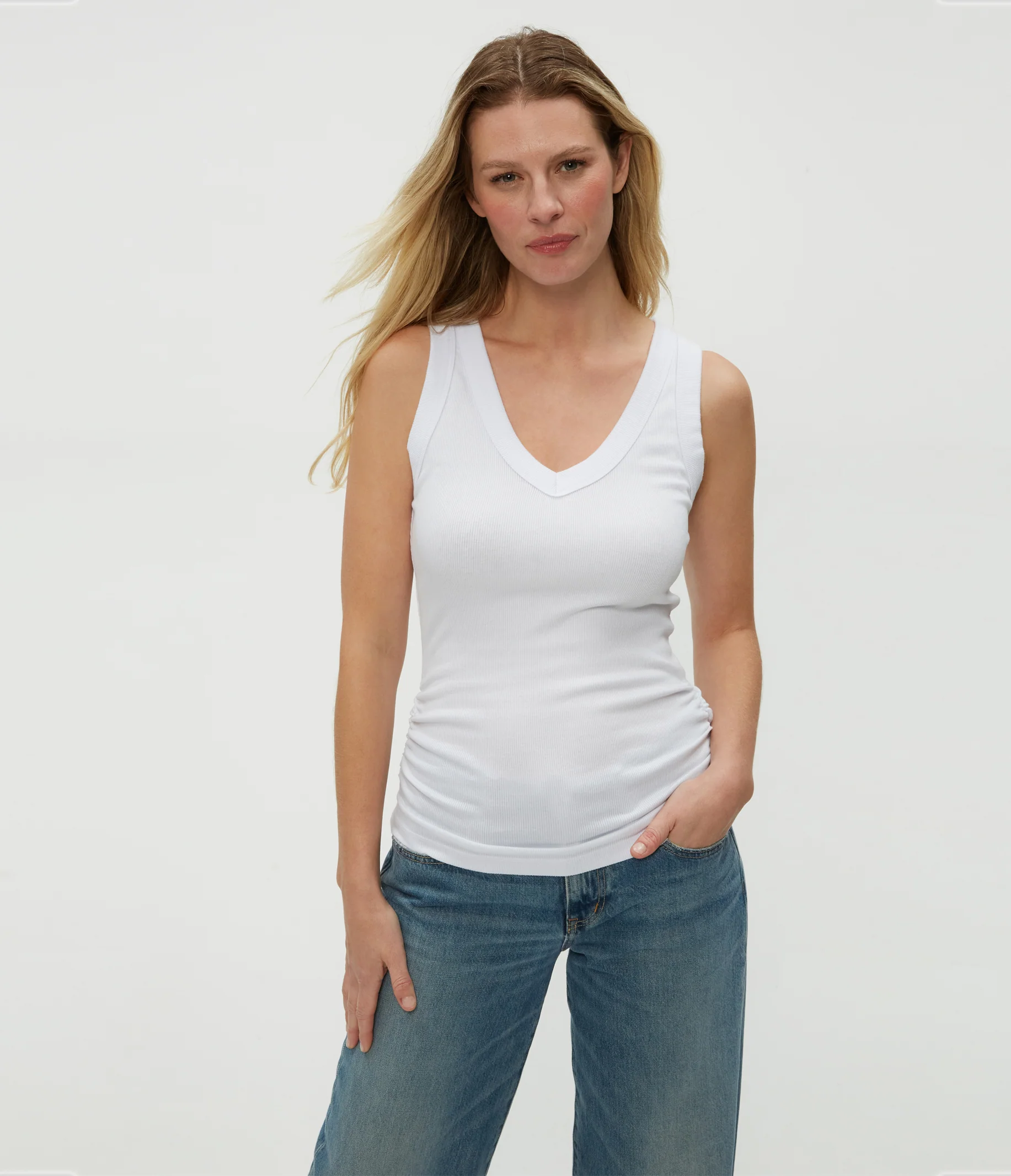 Blanche Ribbed Tank - Image 12