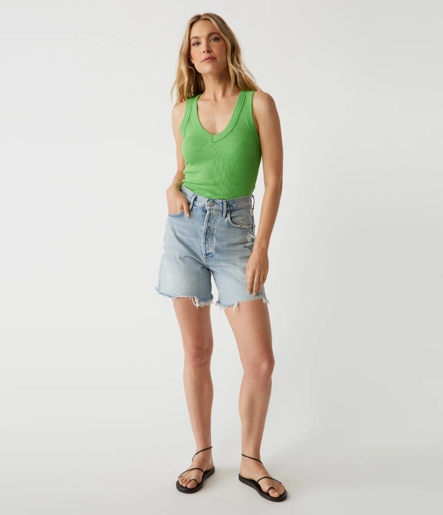 Blanche Ribbed Tank - Image 19
