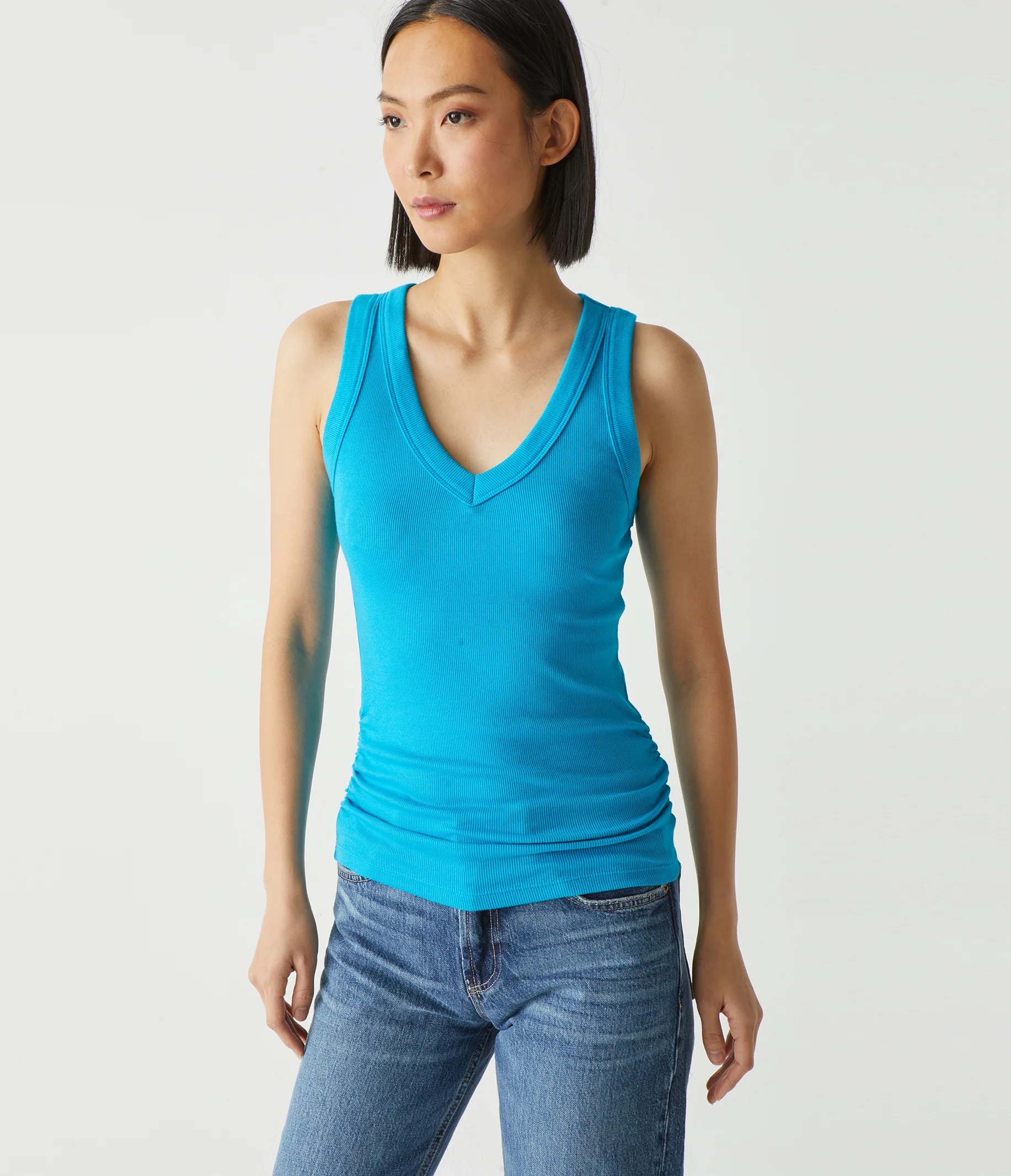 Blanche Ribbed Tank - Image 26