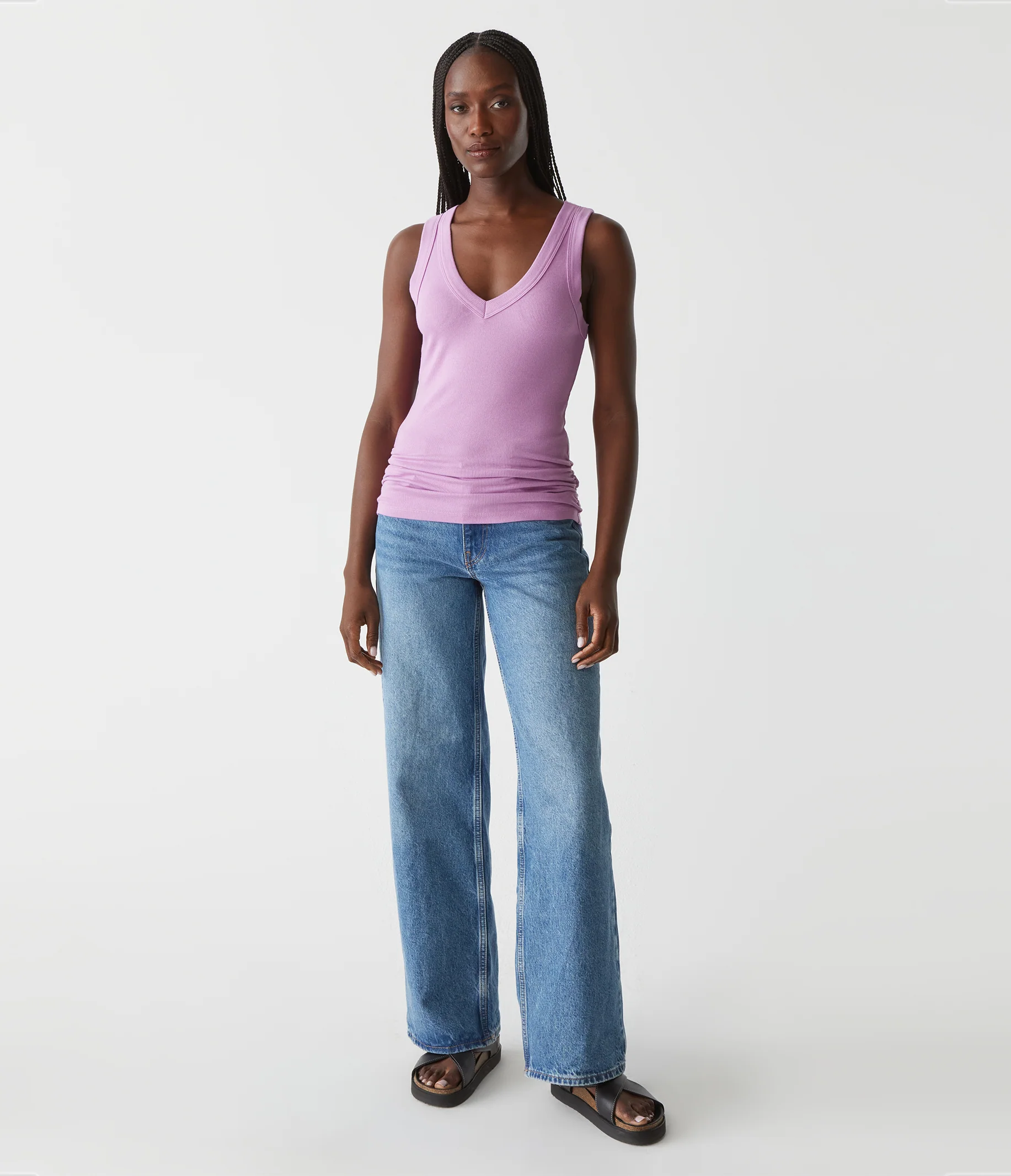 Blanche Ribbed Tank - Image 35