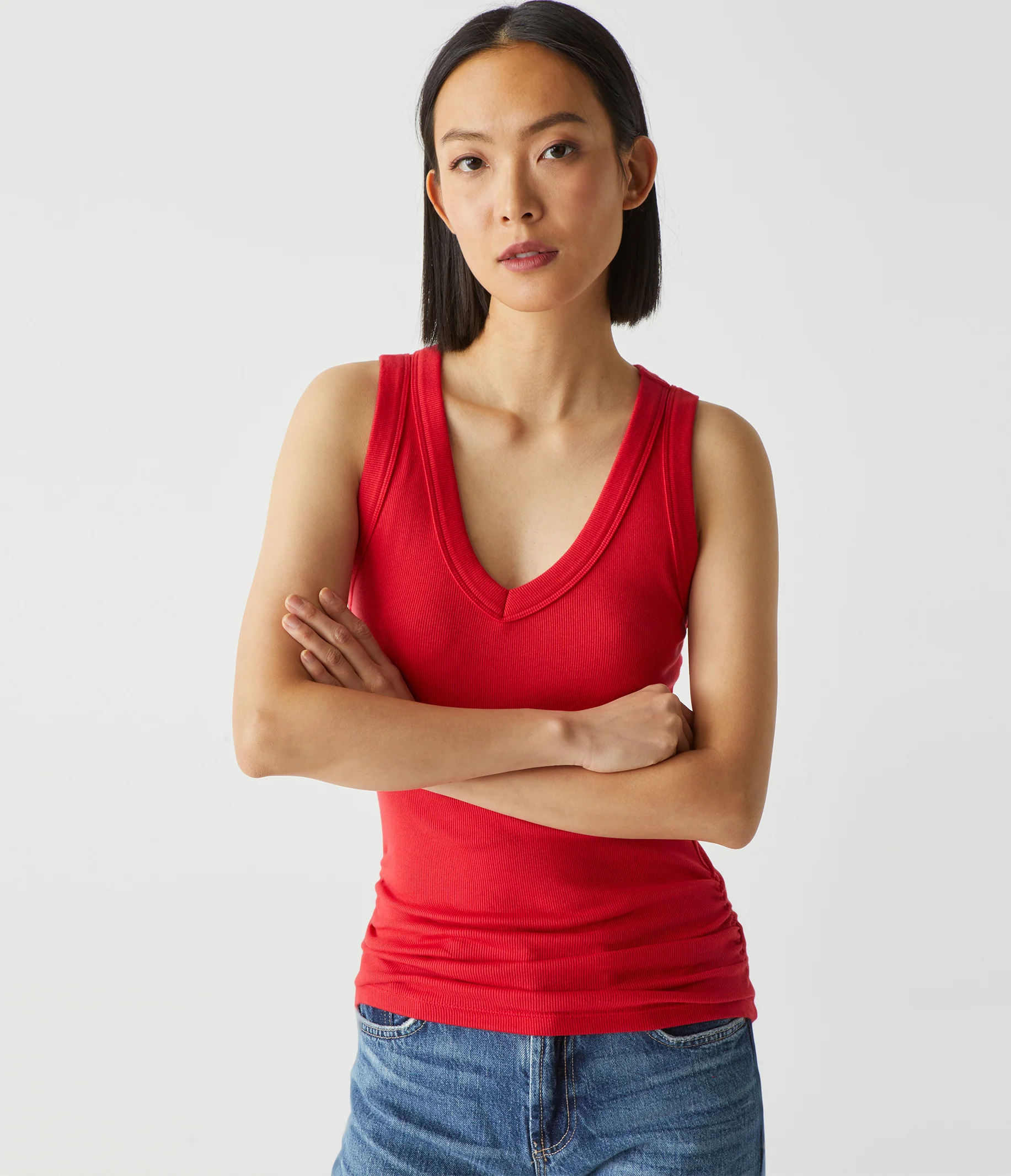 Blanche Ribbed Tank - Image 38