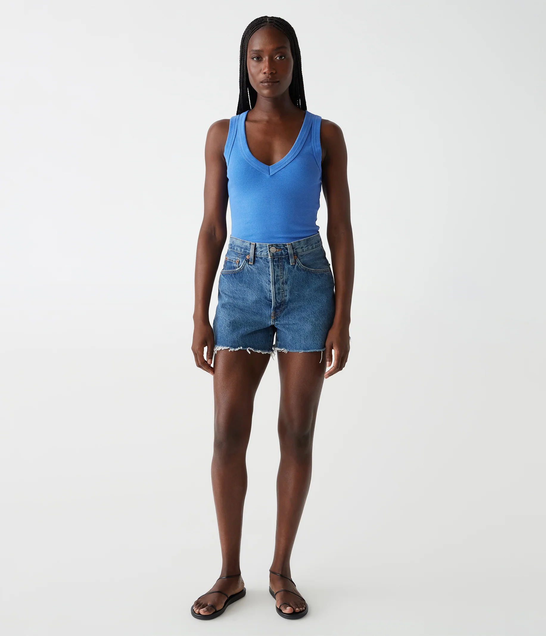 Blanche Ribbed Tank - Image 47