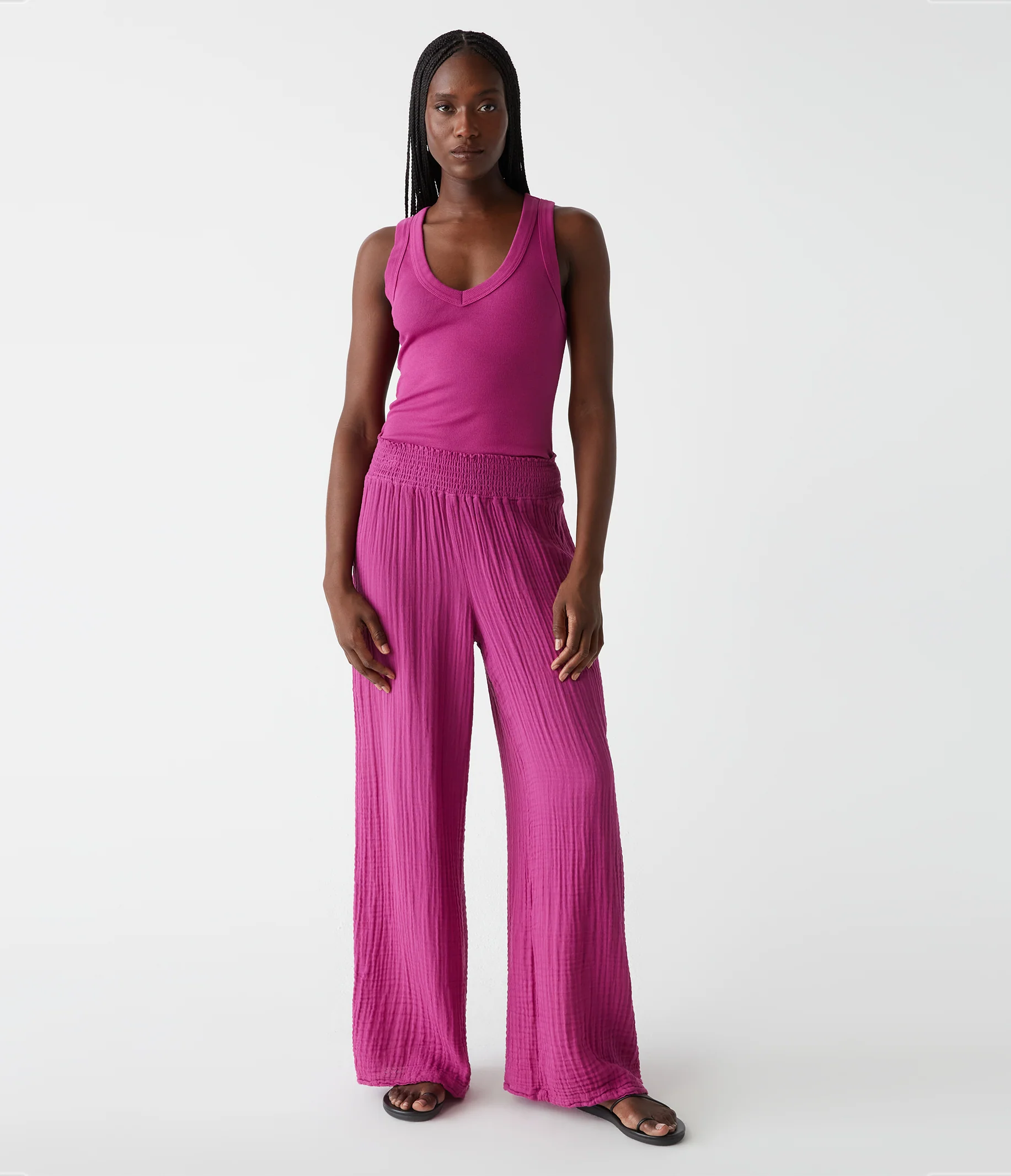 Blanche Ribbed Tank - Image 51