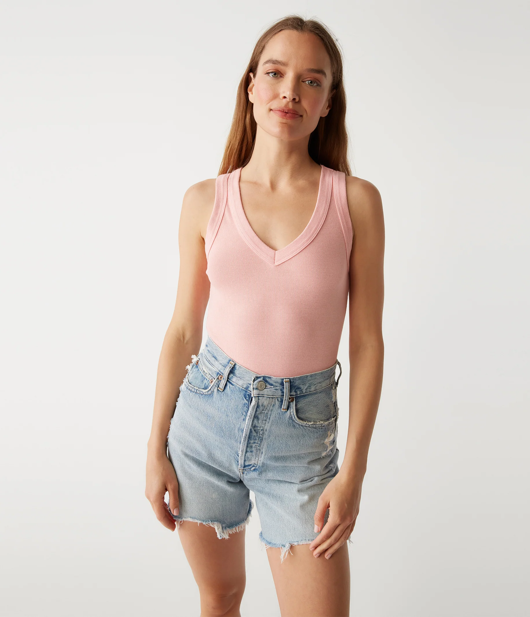 Blanche Ribbed Tank - Image 54