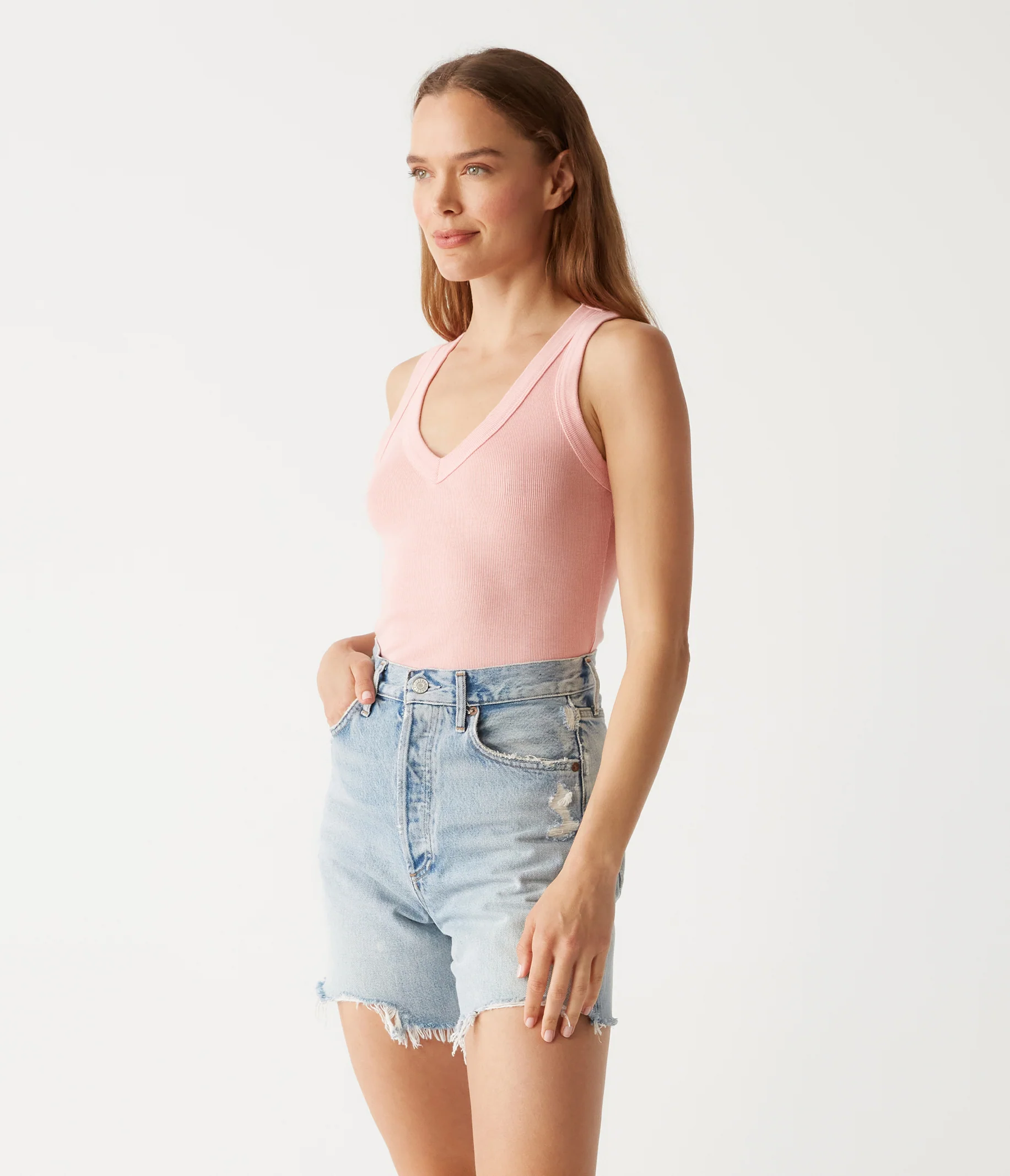 Blanche Ribbed Tank - Image 56