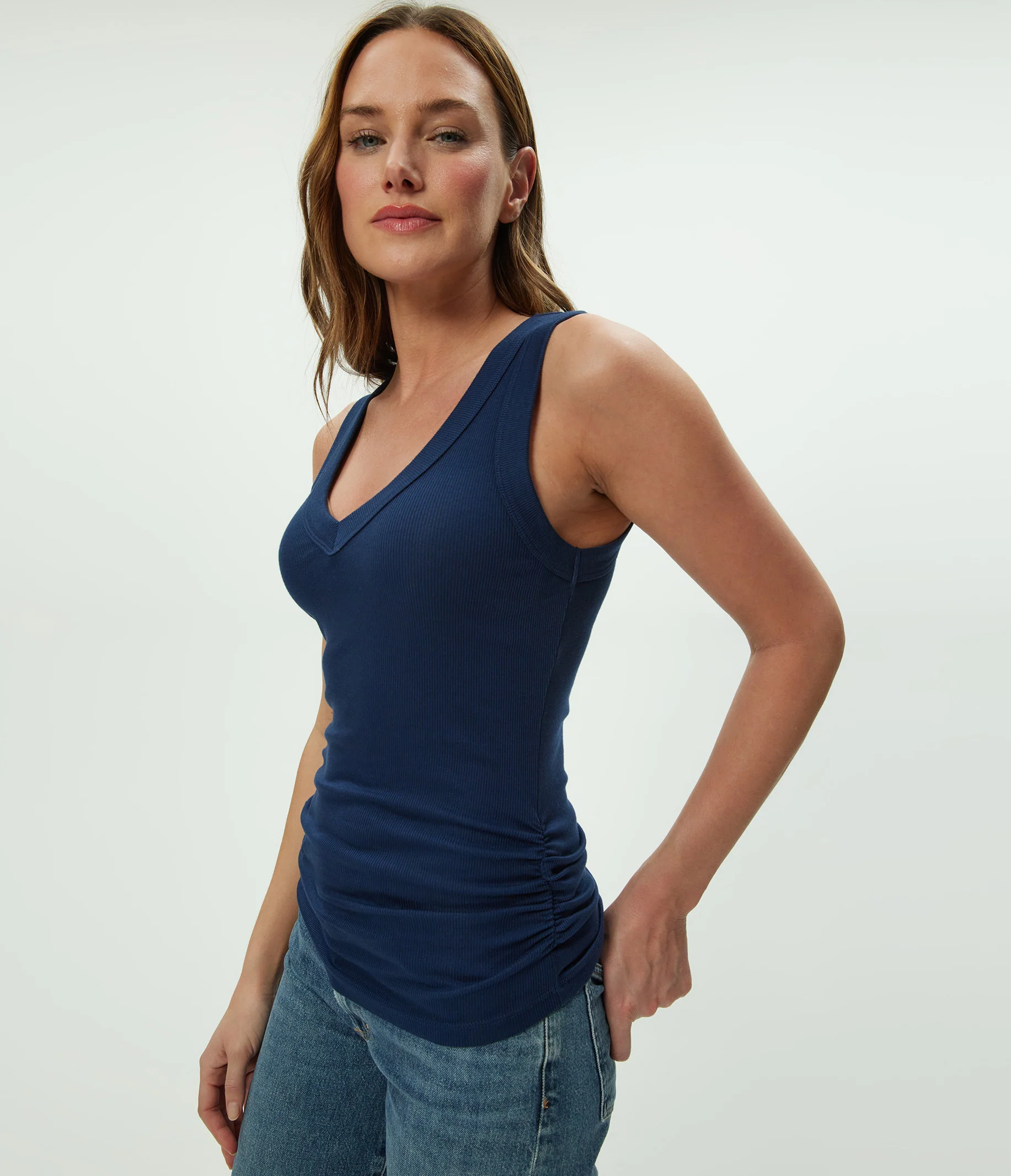 Blanche Ribbed Tank - Image 66