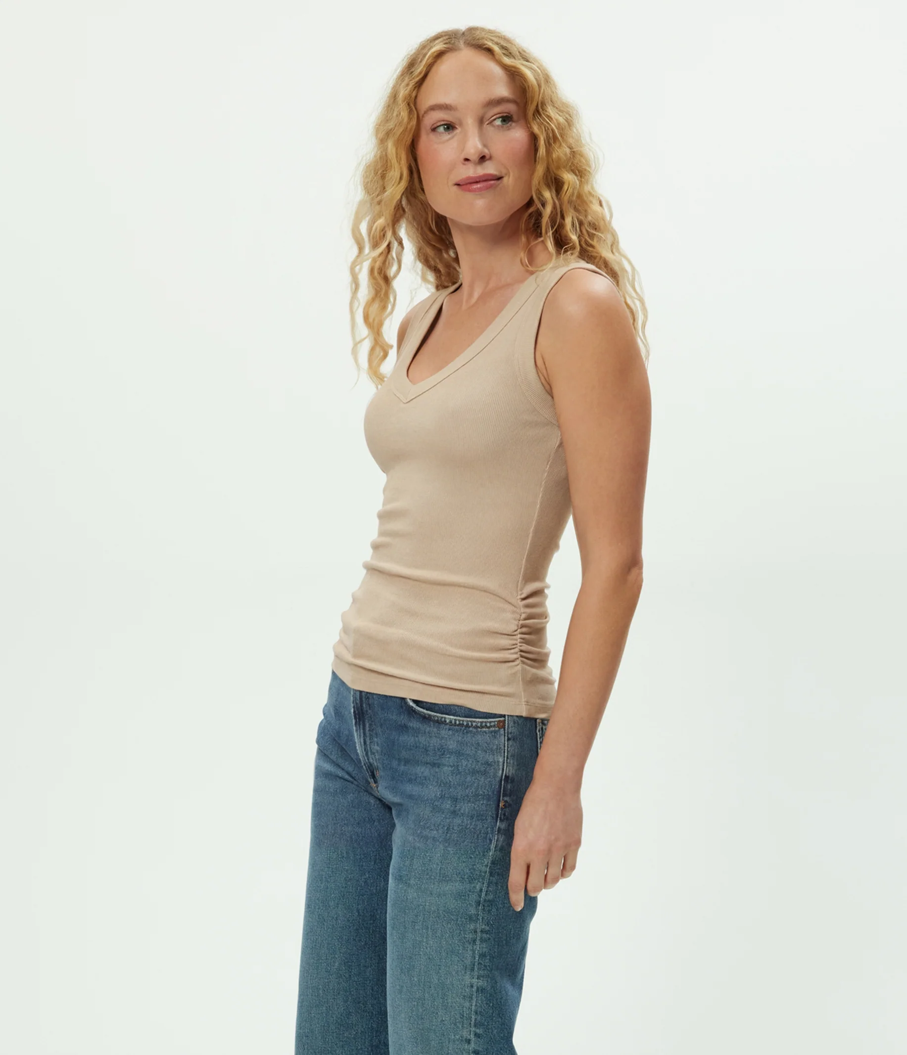 Blanche Ribbed Tank - Image 8