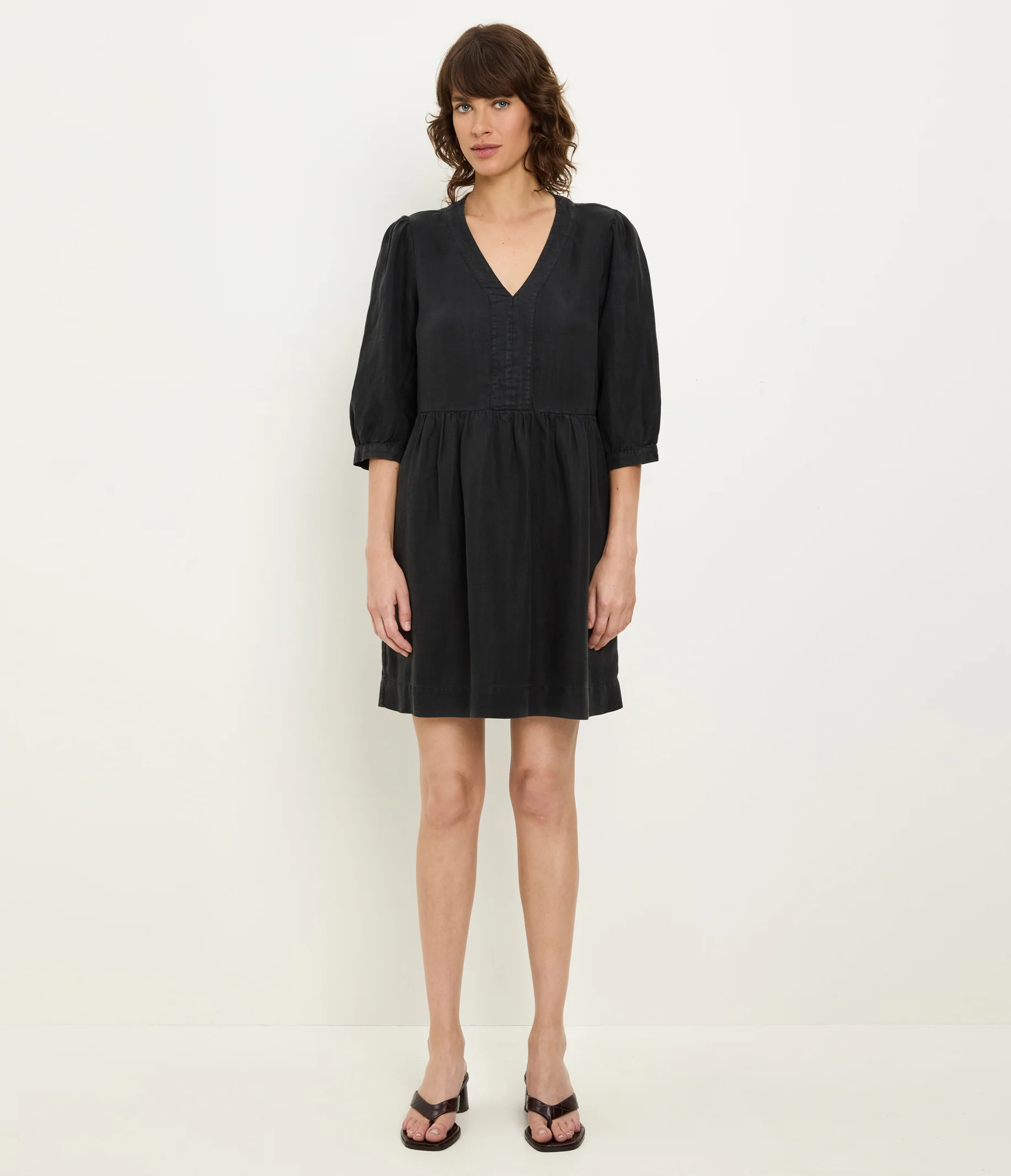 Brielle Linen Mini Dress - Image 17