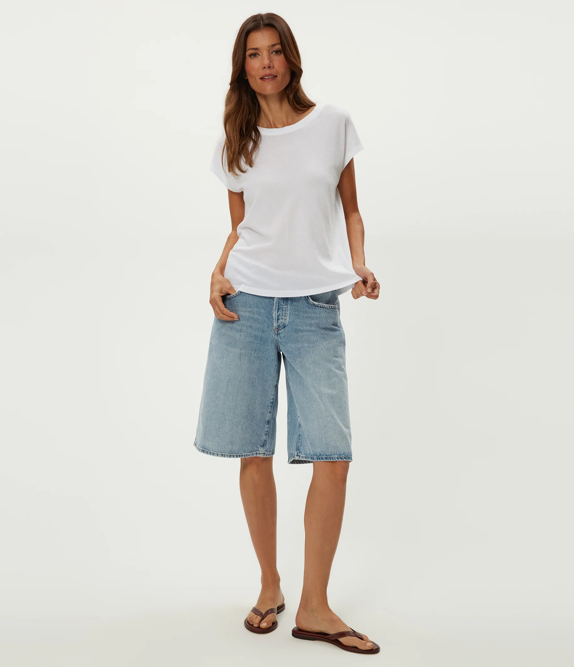 Bryanna Extended Shoulder Tee - Image 2