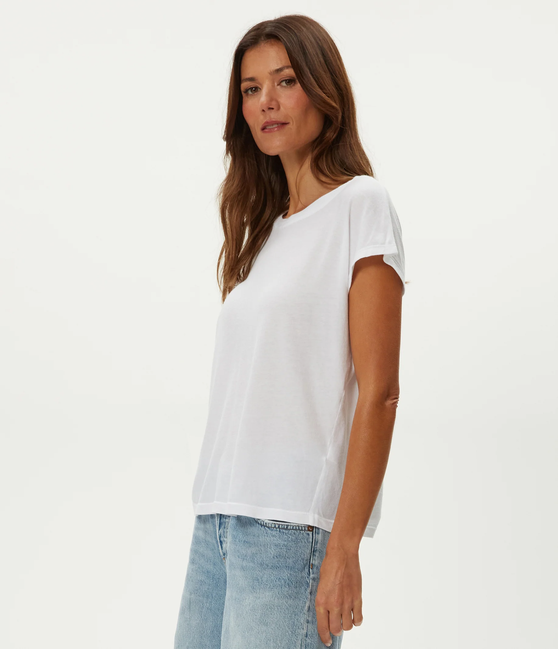 Bryanna Extended Shoulder Tee - Image 3