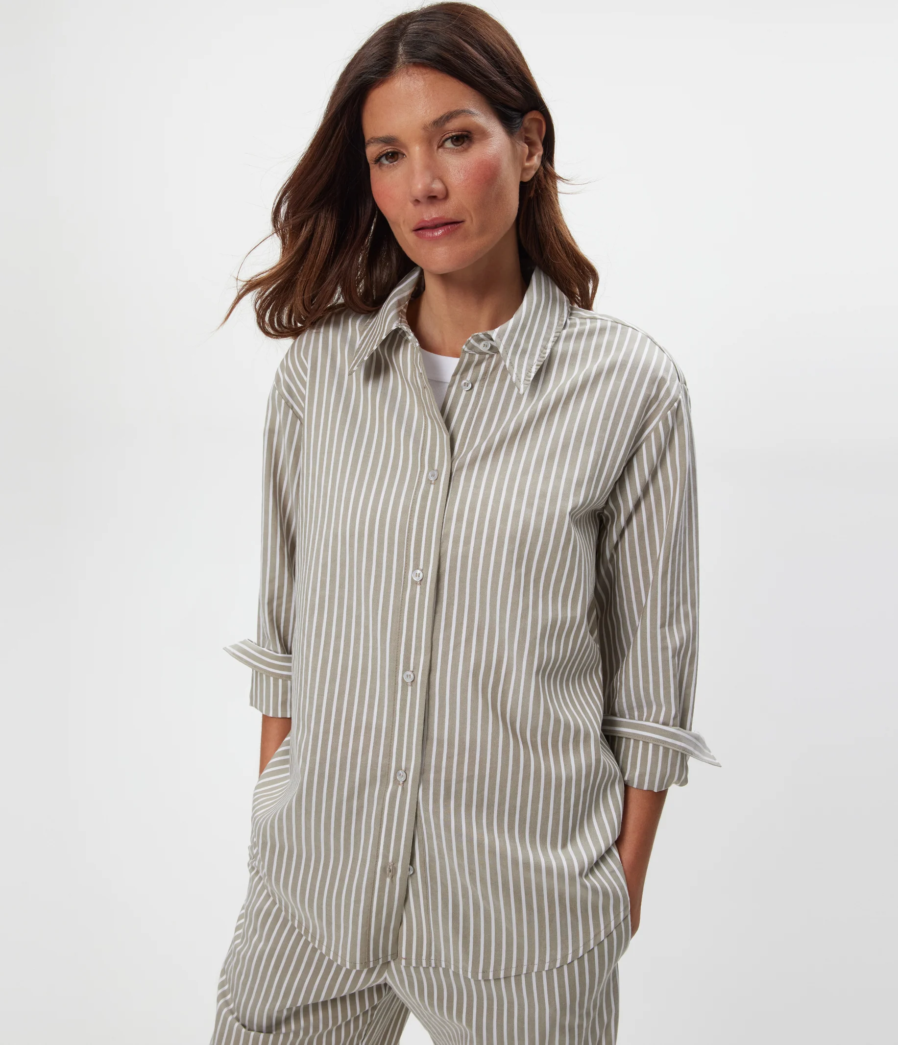 Carson Striped Button Down Shirt - Image 7