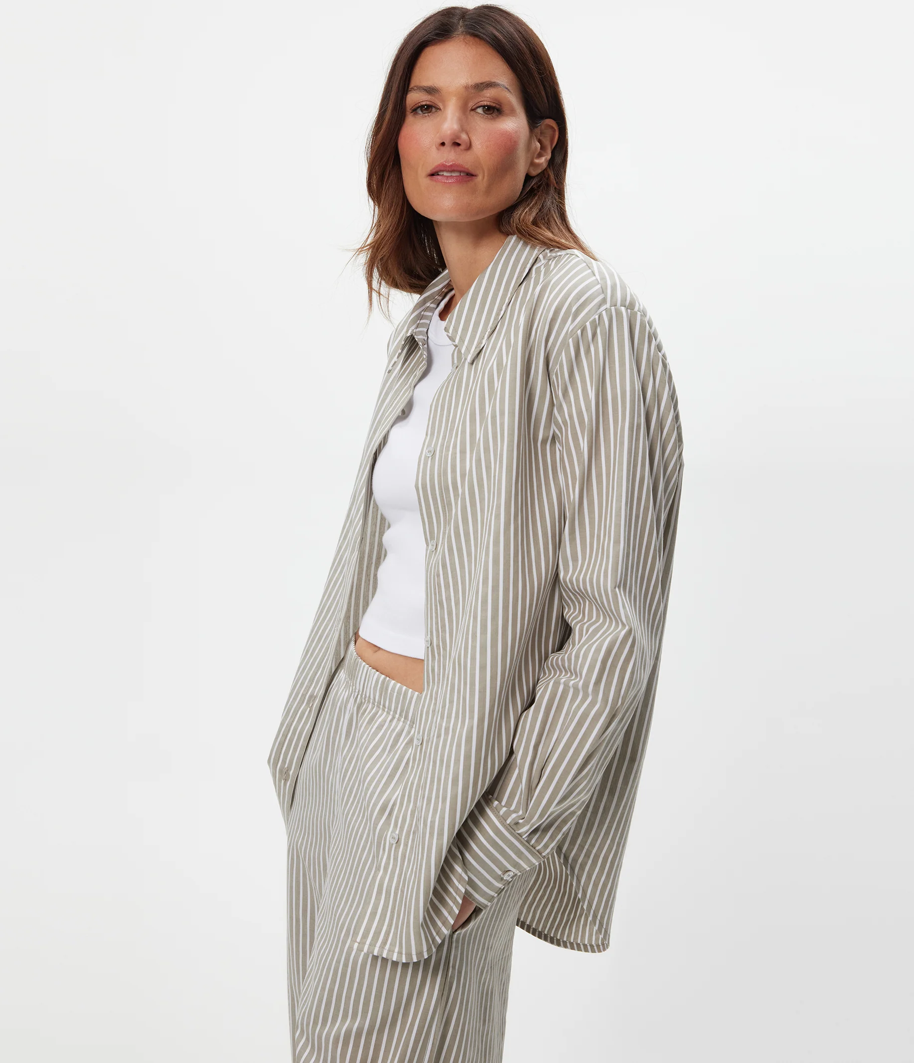 Carson Striped Button Down Shirt - Image 9
