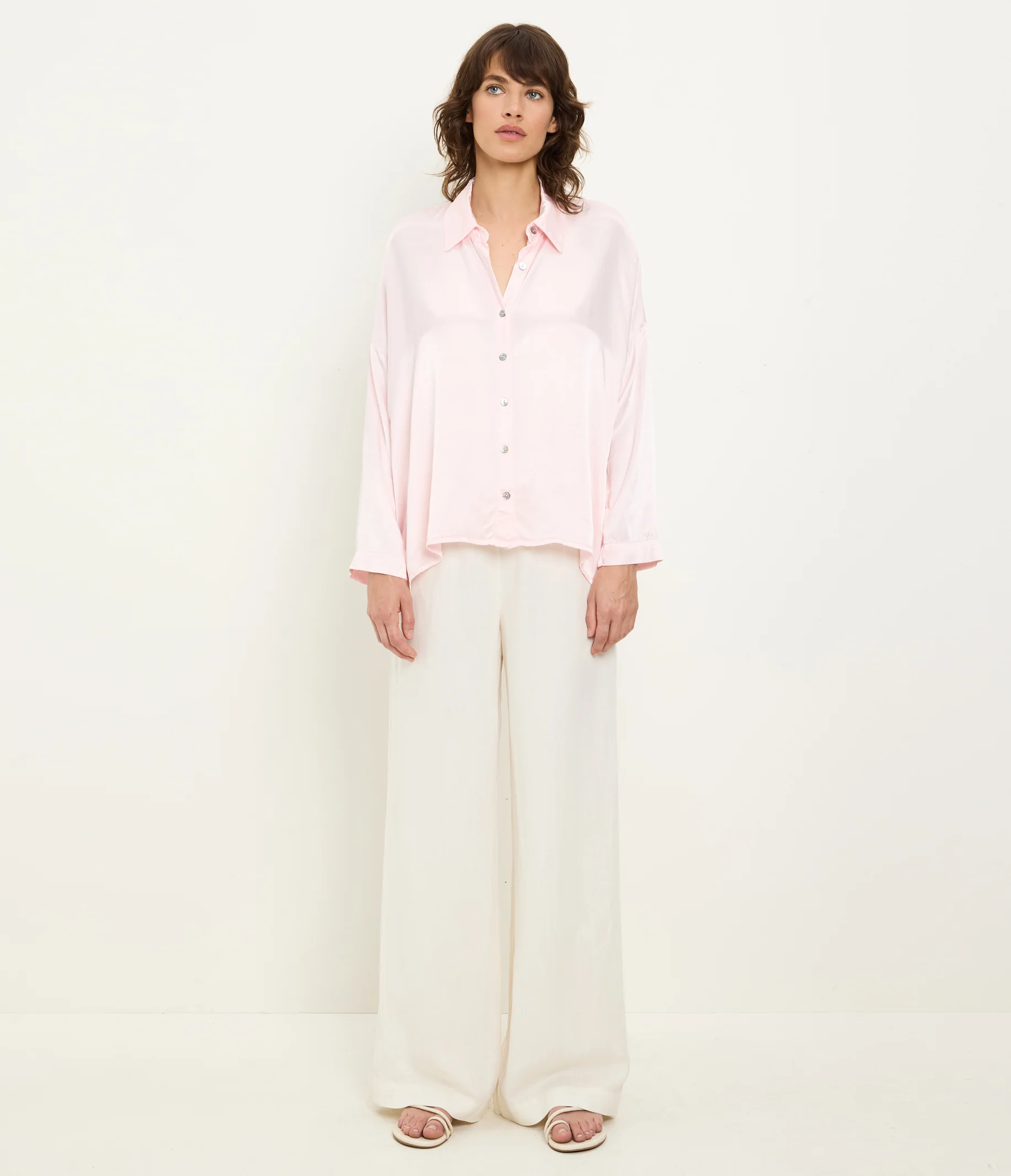 Devin Satin Button Down - Image 13