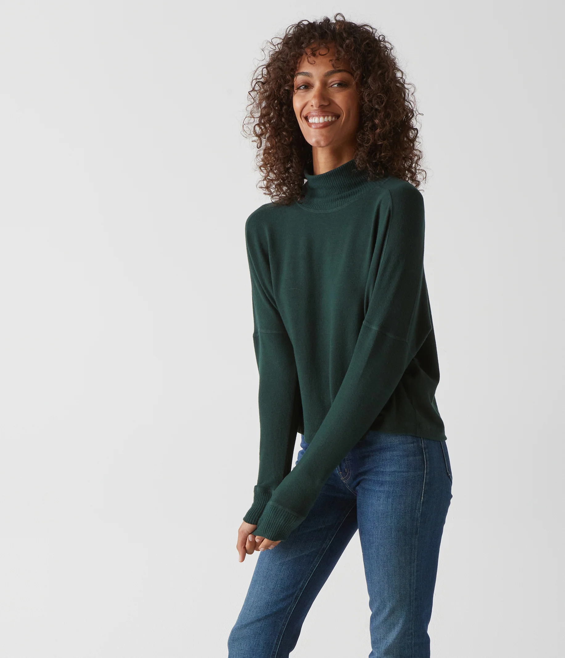 Frida Mock Neck Top - Image 43
