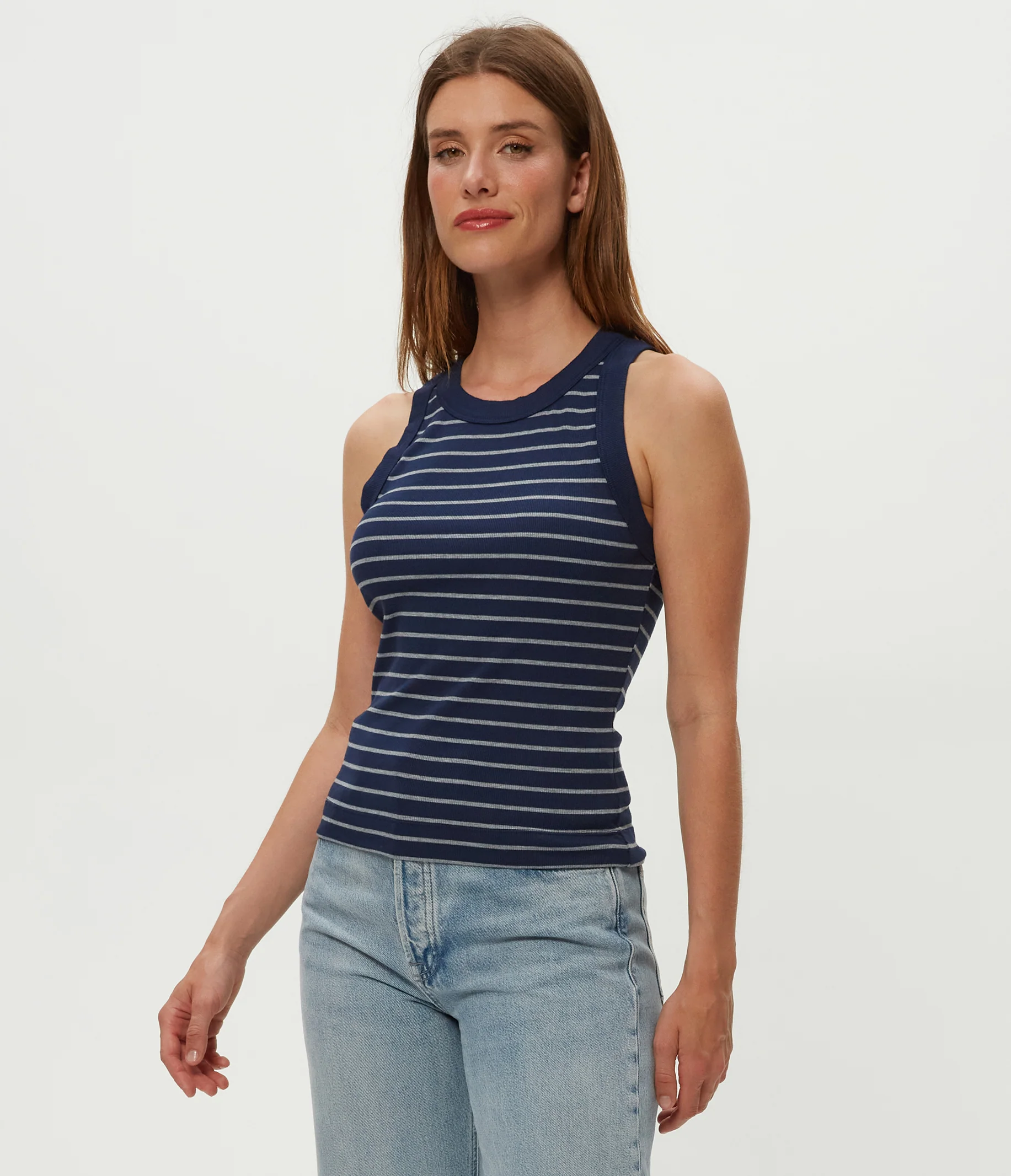 Gina Striped Ribbed Crop Tank - Image 17