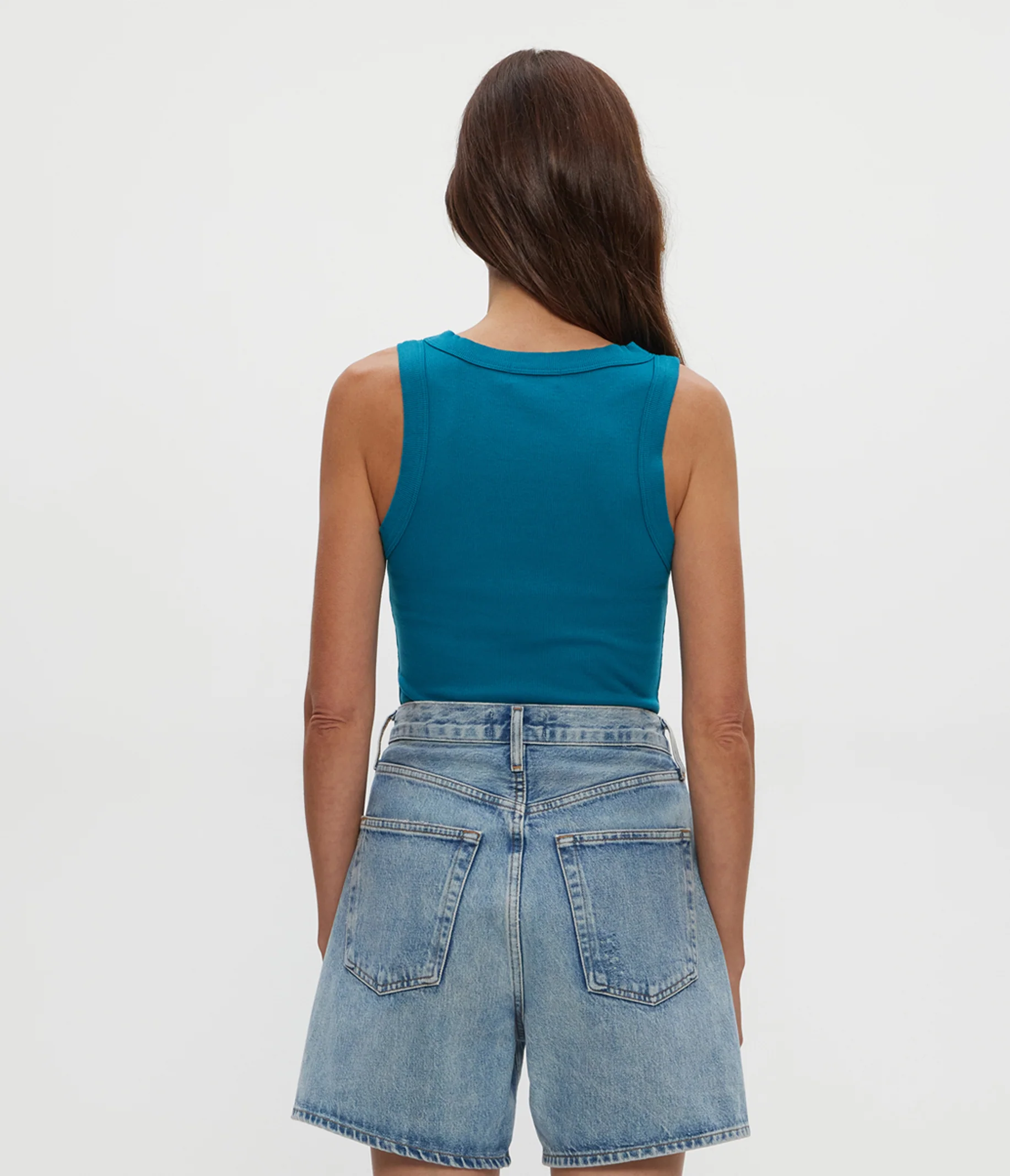 Halley Ribbed Tank with Ruching - Image 46