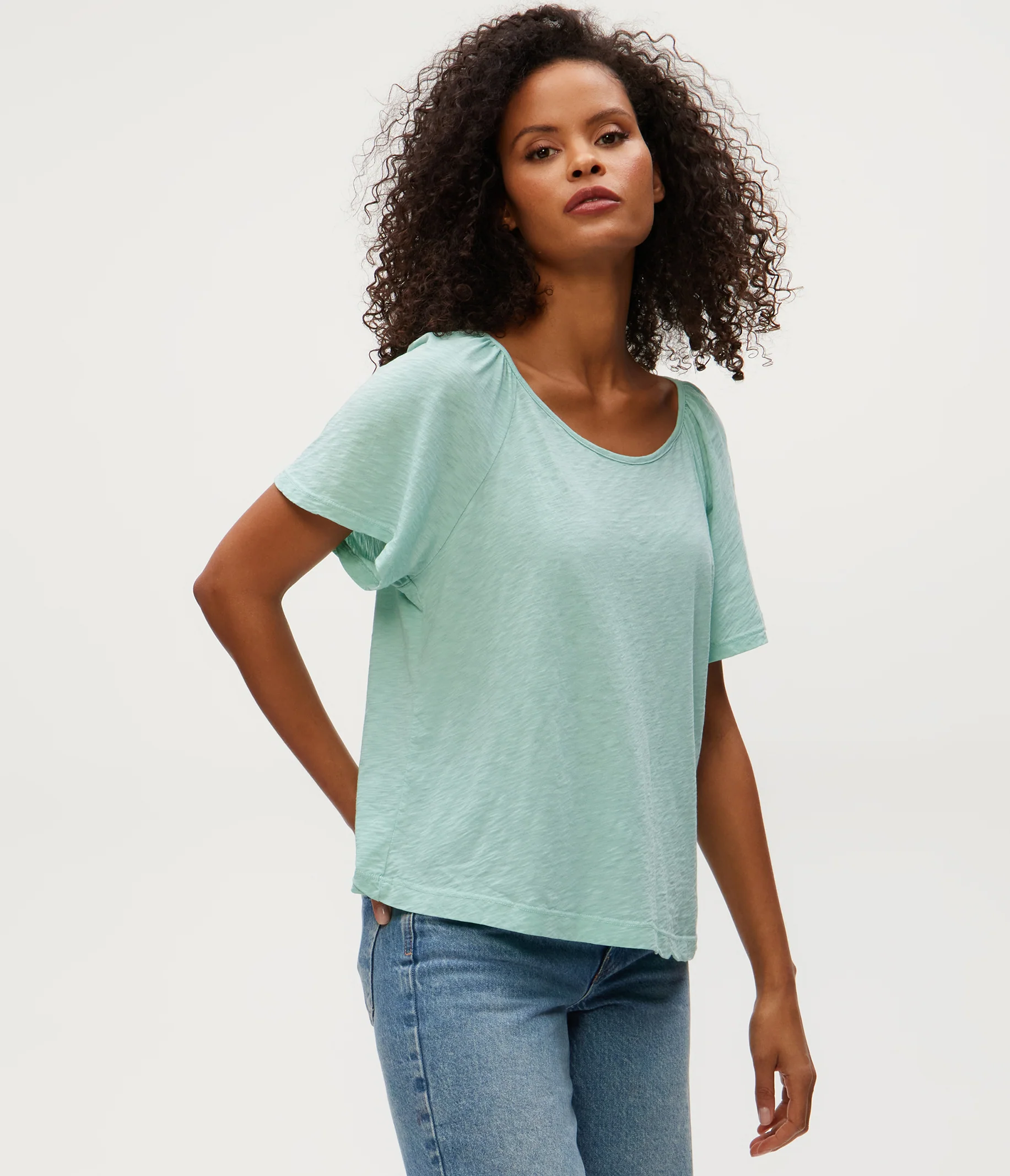 Ivy Flutter Sleeve Top - Image 15