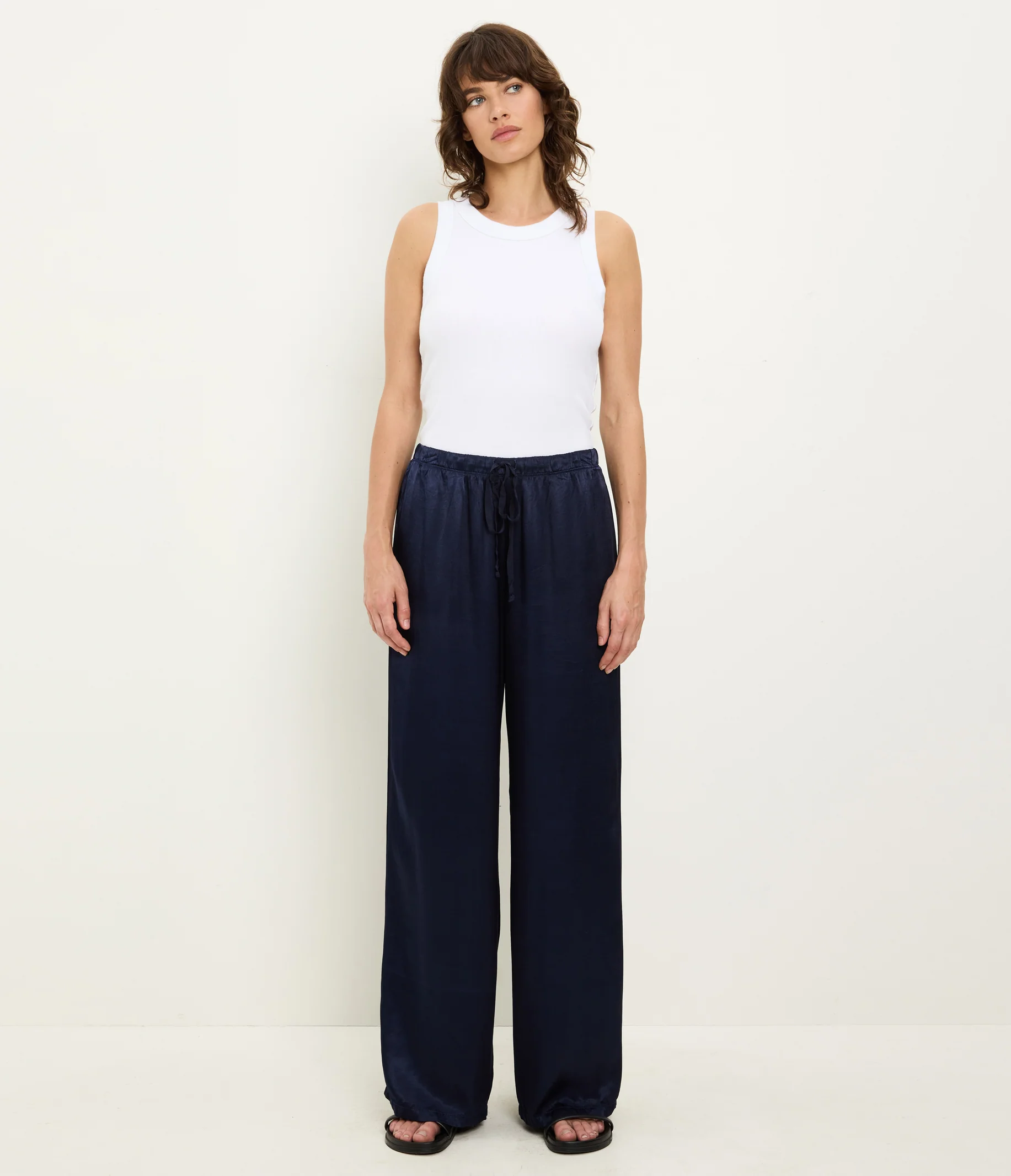 Jacqueline Satin Drawstring Pant - Image 3