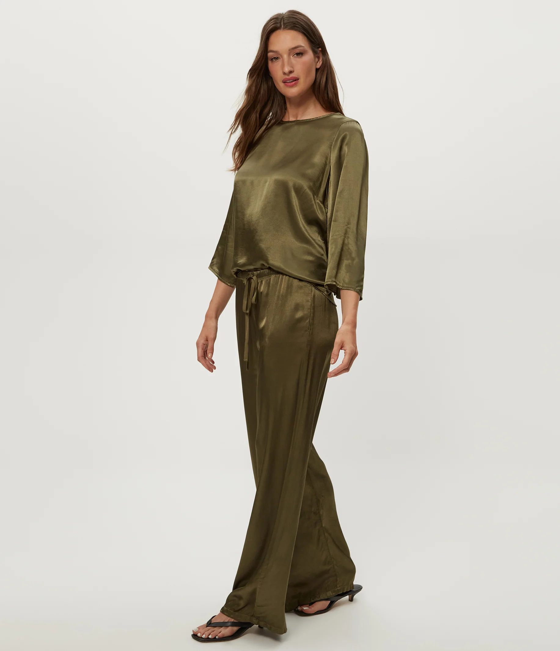Jacqueline Satin Drawstring Pant - Image 7