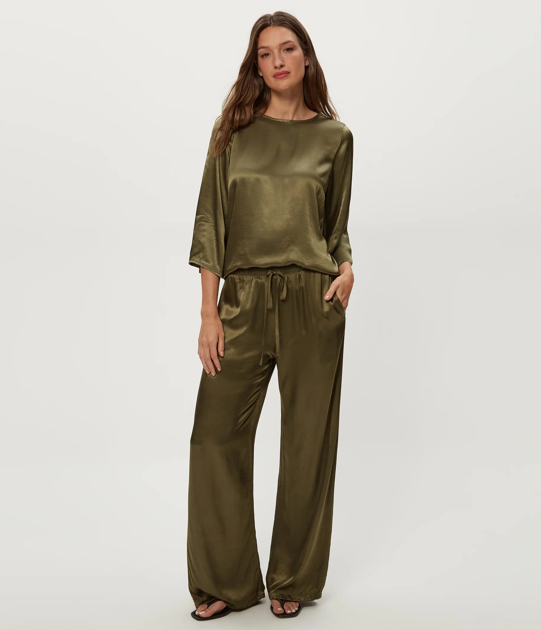 Jacqueline Satin Drawstring Pant - Image 9