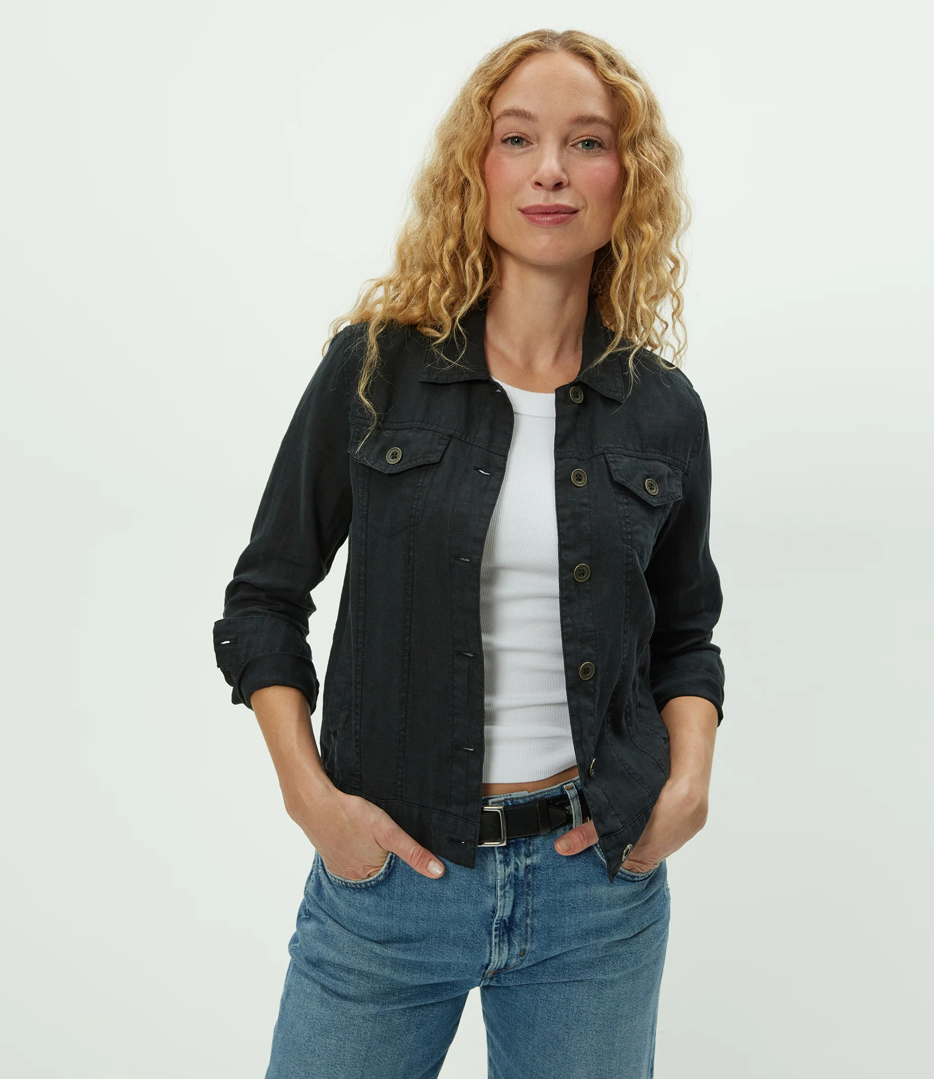 Jean Linen Jacket - Image 26