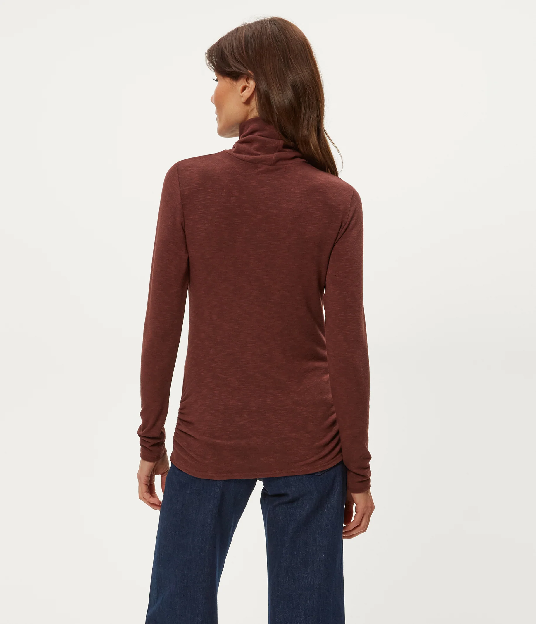 Jojo Side Ruched Turtleneck - Image 12