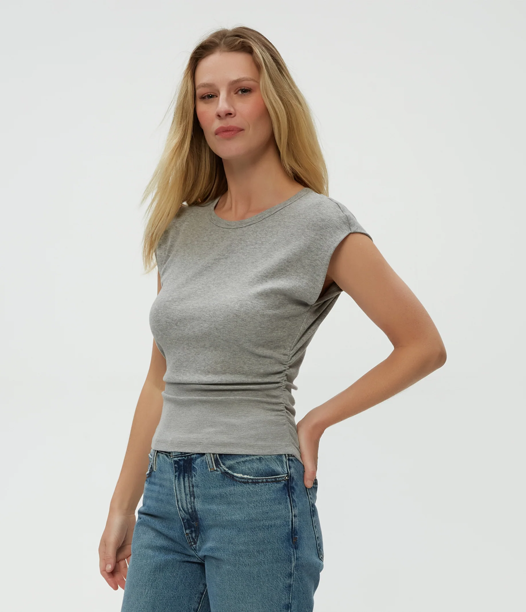 Joni Power Shoulder Tee - Image 11