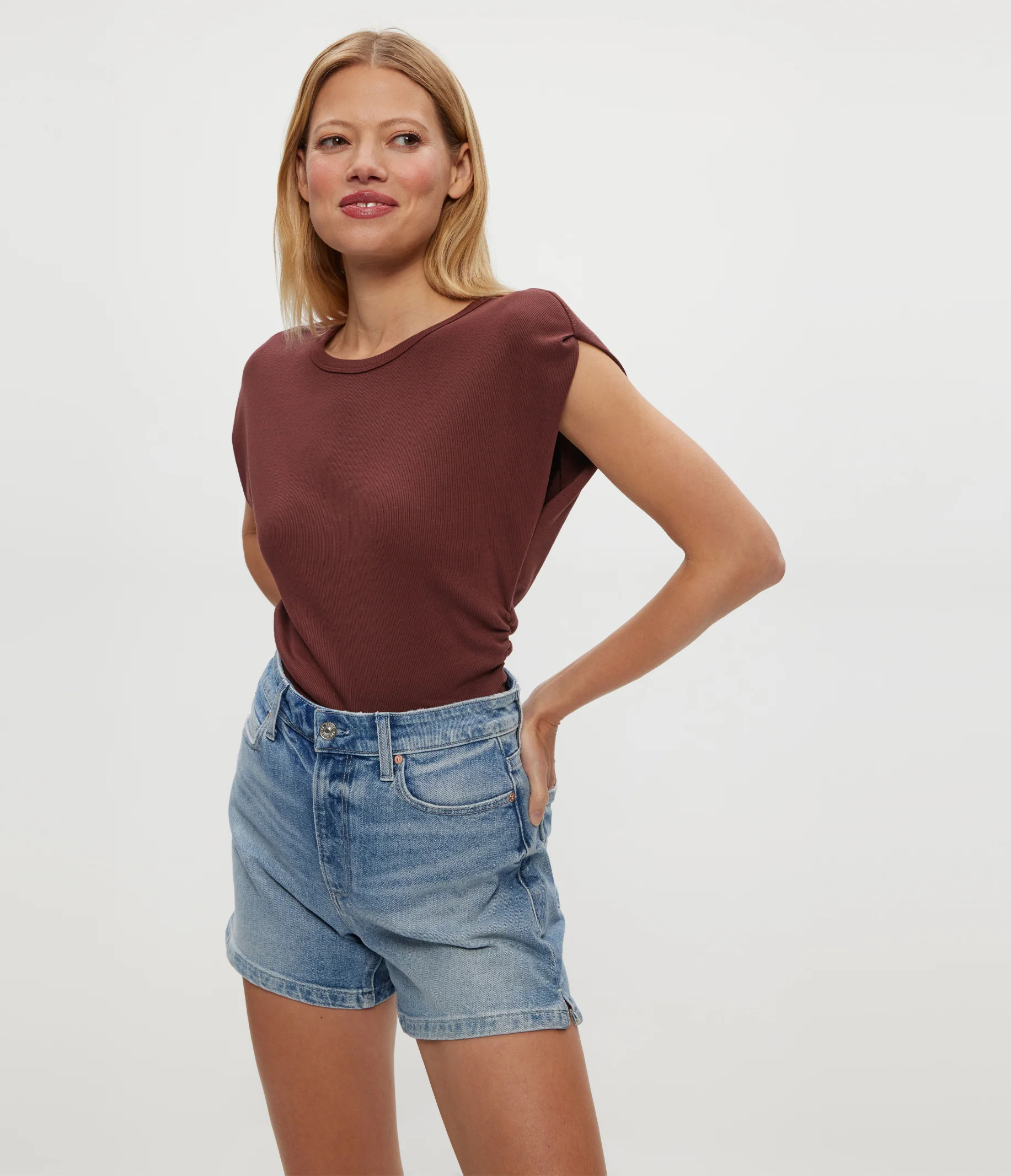 Joni Power Shoulder Tee - Image 13