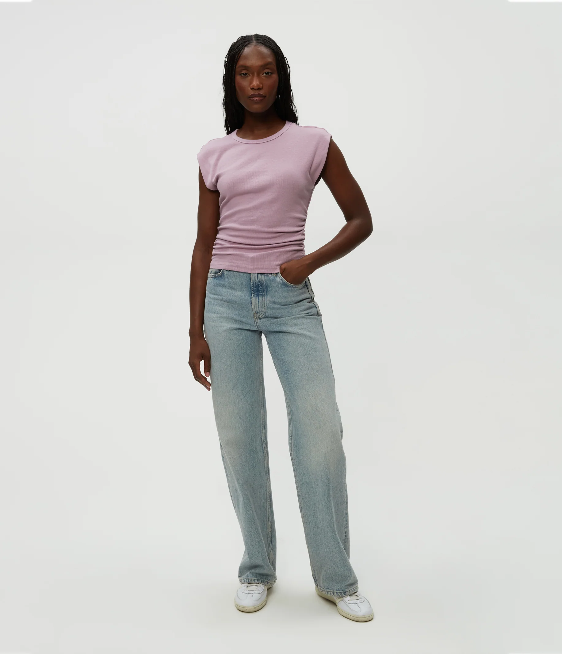 Joni Power Shoulder Tee - Image 25