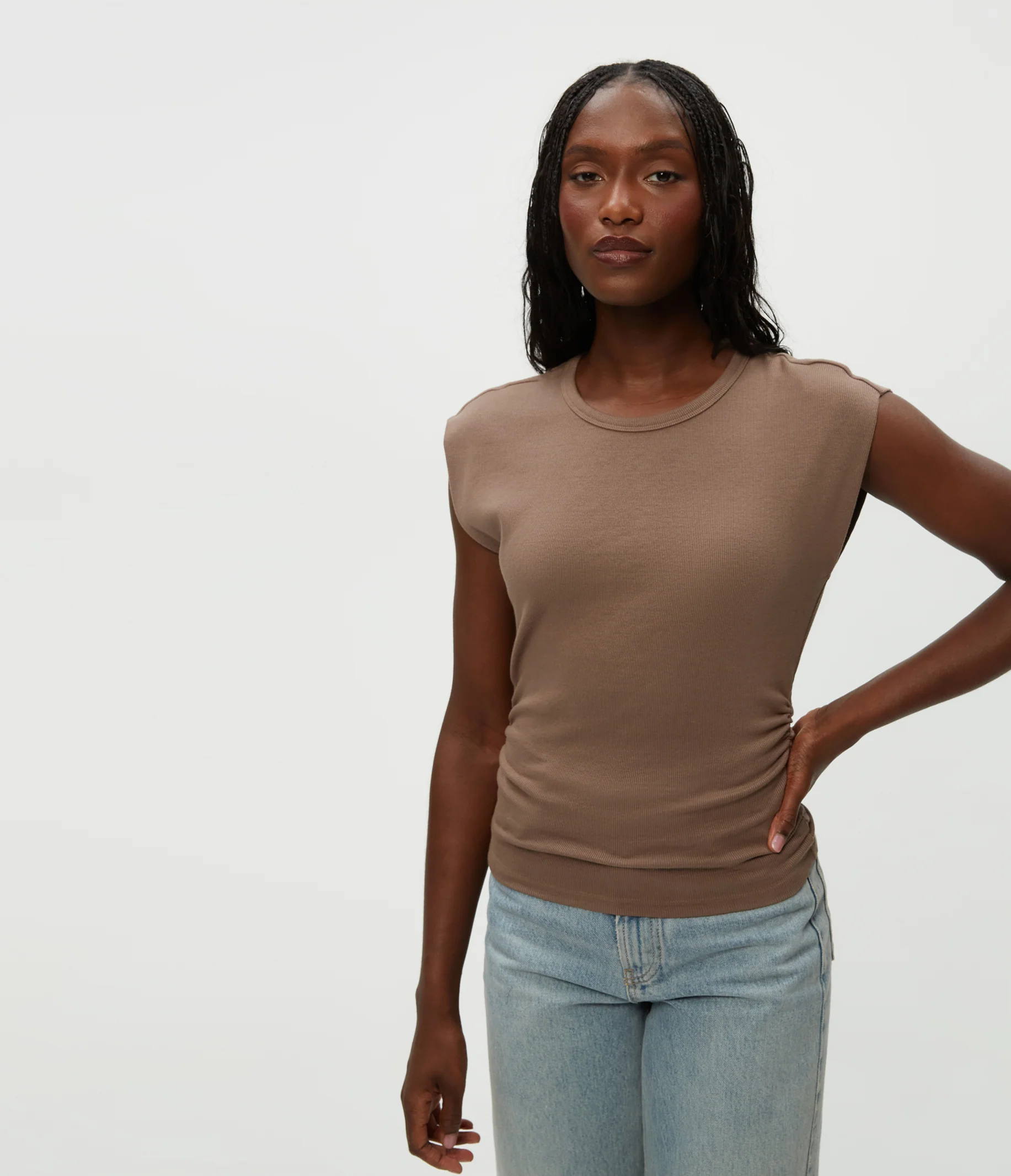 Joni Power Shoulder Tee - Image 32