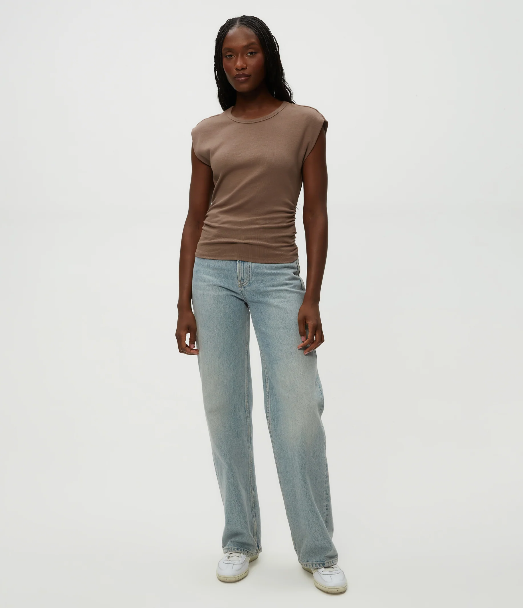 Joni Power Shoulder Tee - Image 33