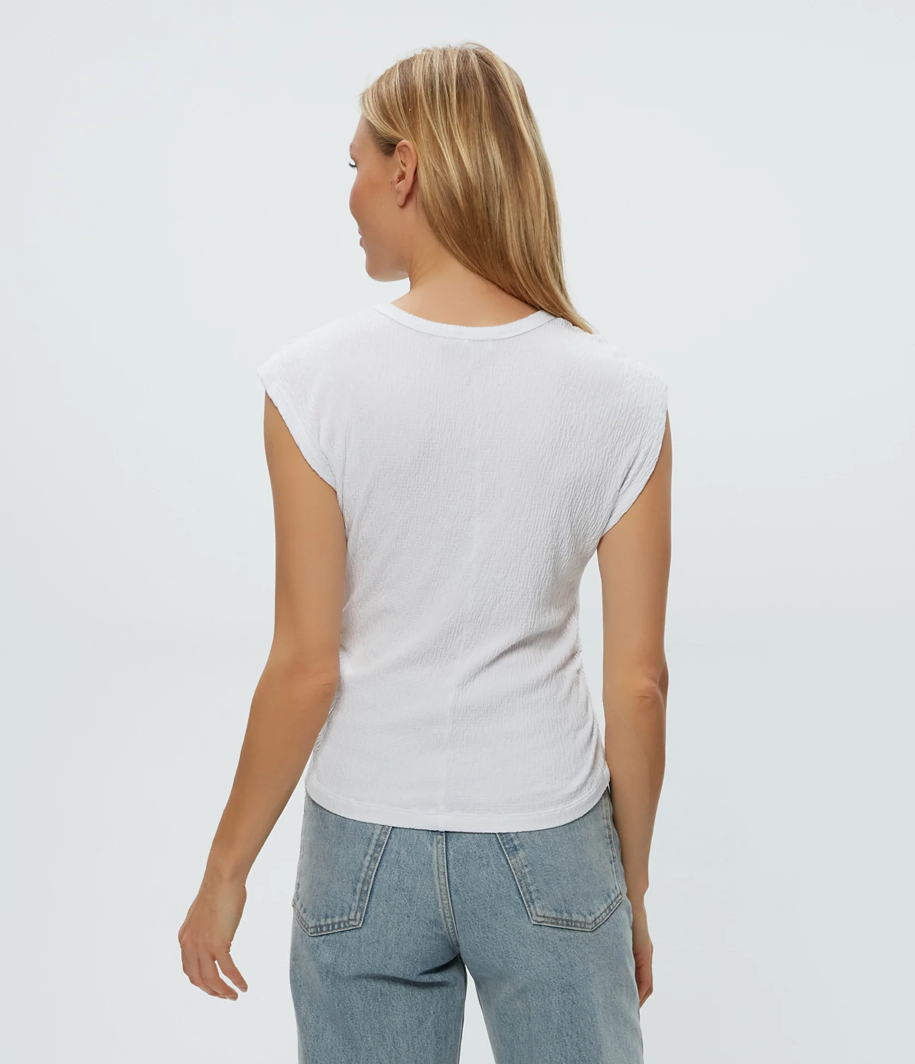 Leighton Power Shoulder Top - Image 12