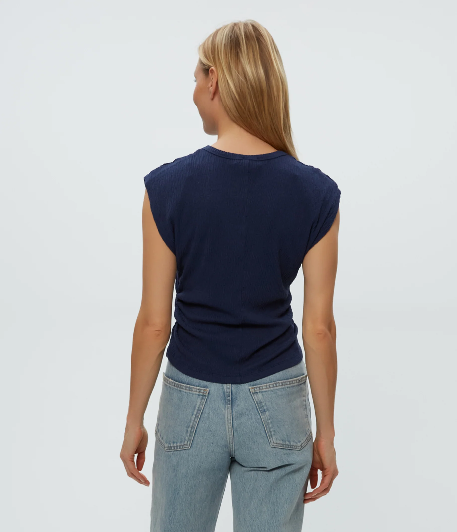 Leighton Power Shoulder Top - Image 16