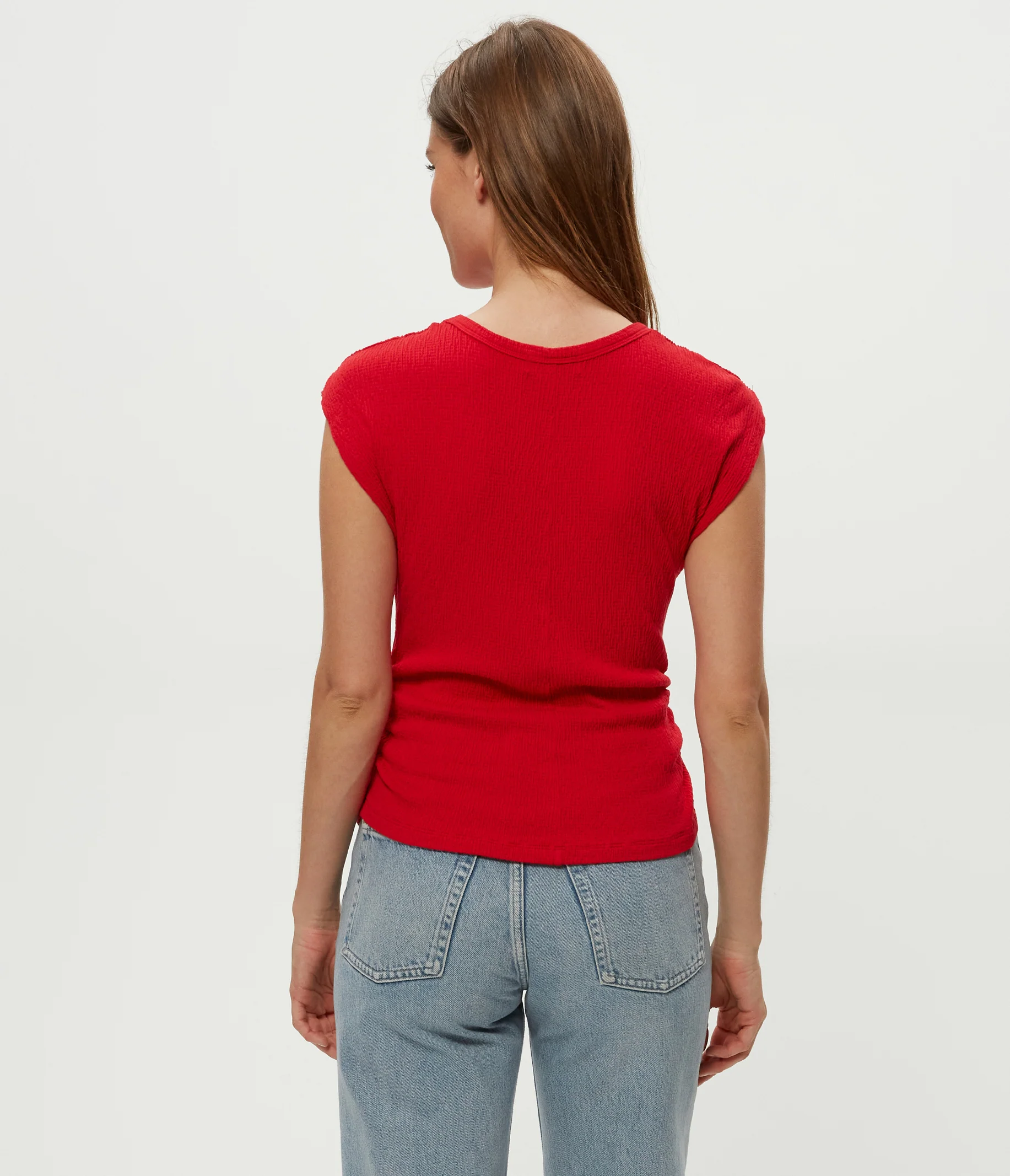 Leighton Power Shoulder Top - Image 20
