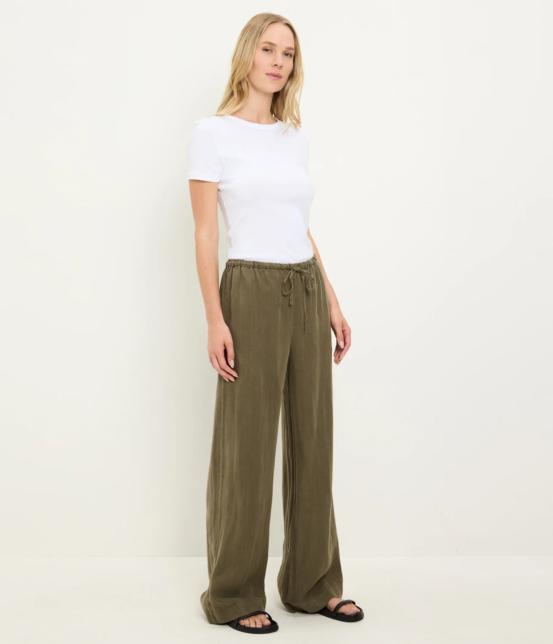 Marissa Linen Drawstring Pant - Image 2