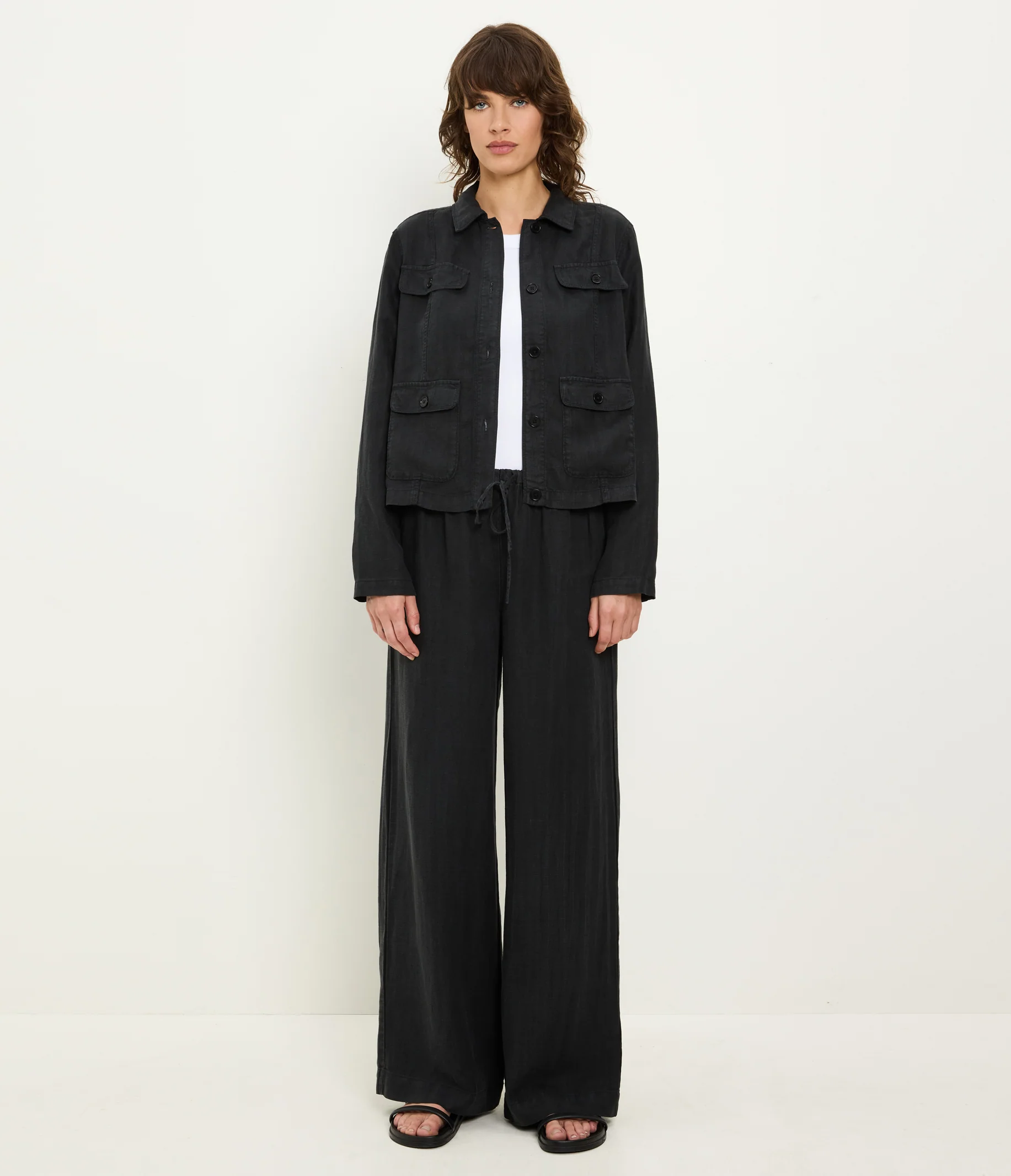Marissa Linen Drawstring Pant - Image 9